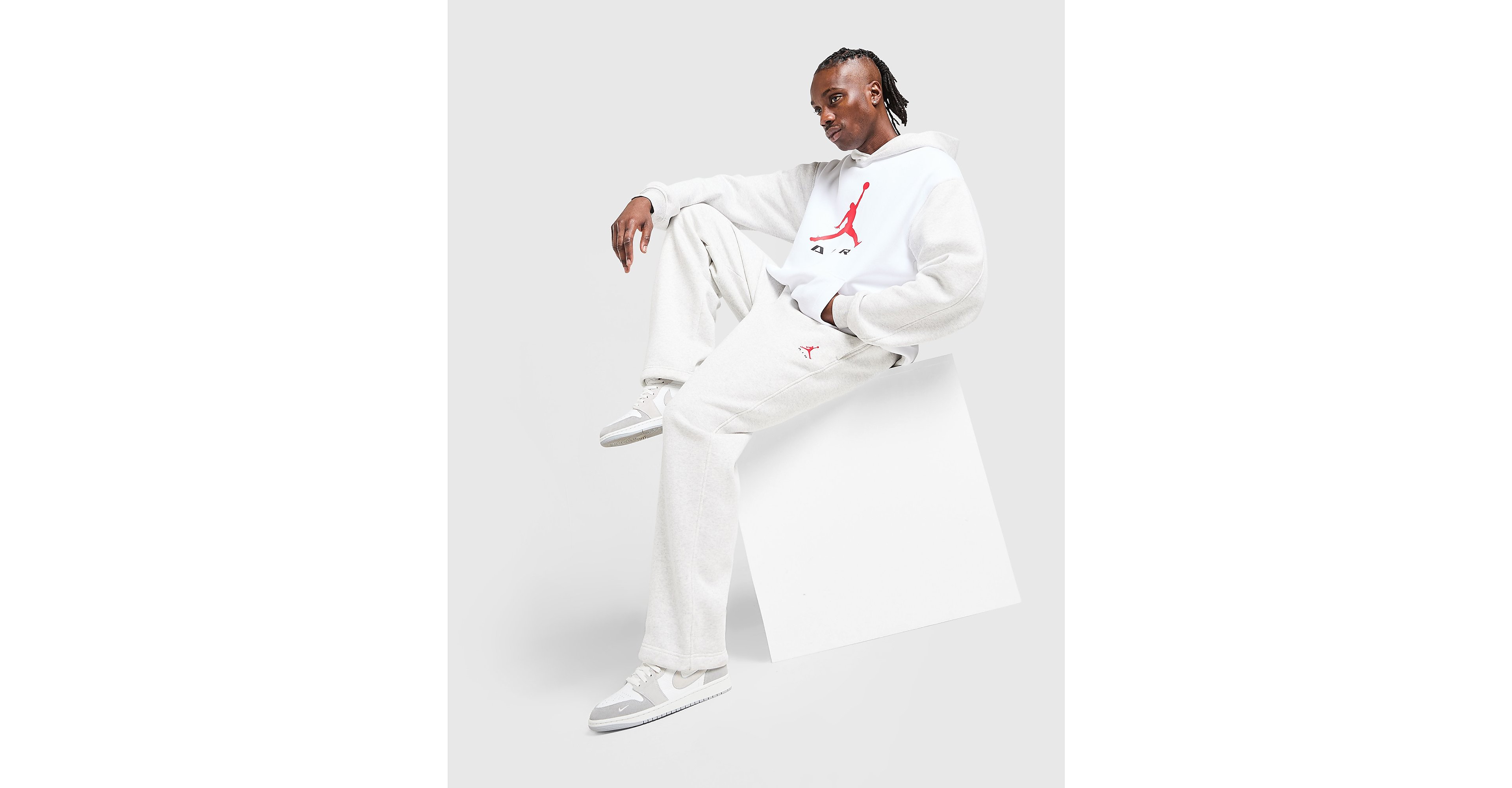 Statement Fleece Open Hem Joggers