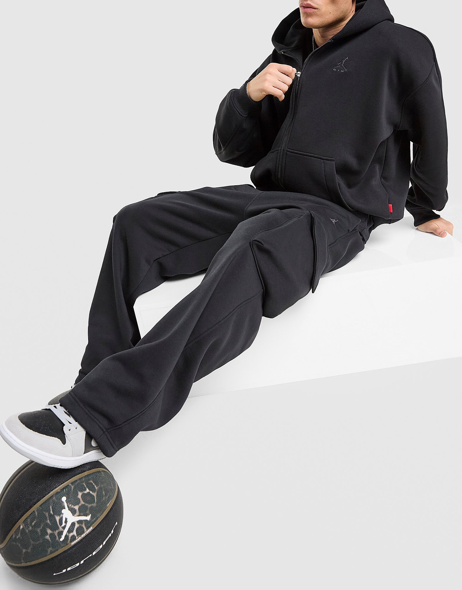 Jordan Brooklyn Oversized Cargo Pants - Zwart- Heren, Zwart