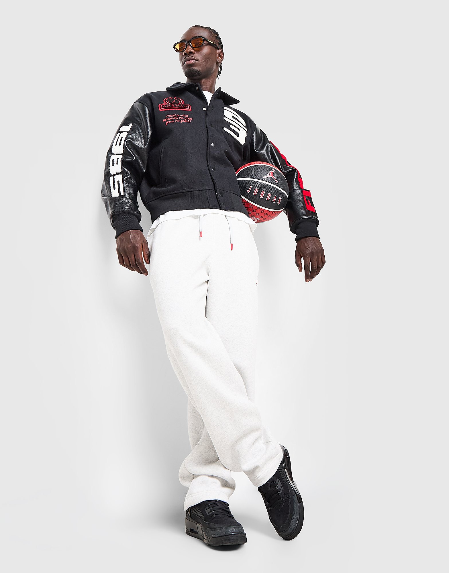 Jordan Wool Varsity Jacket Zwart- Heren Zwart