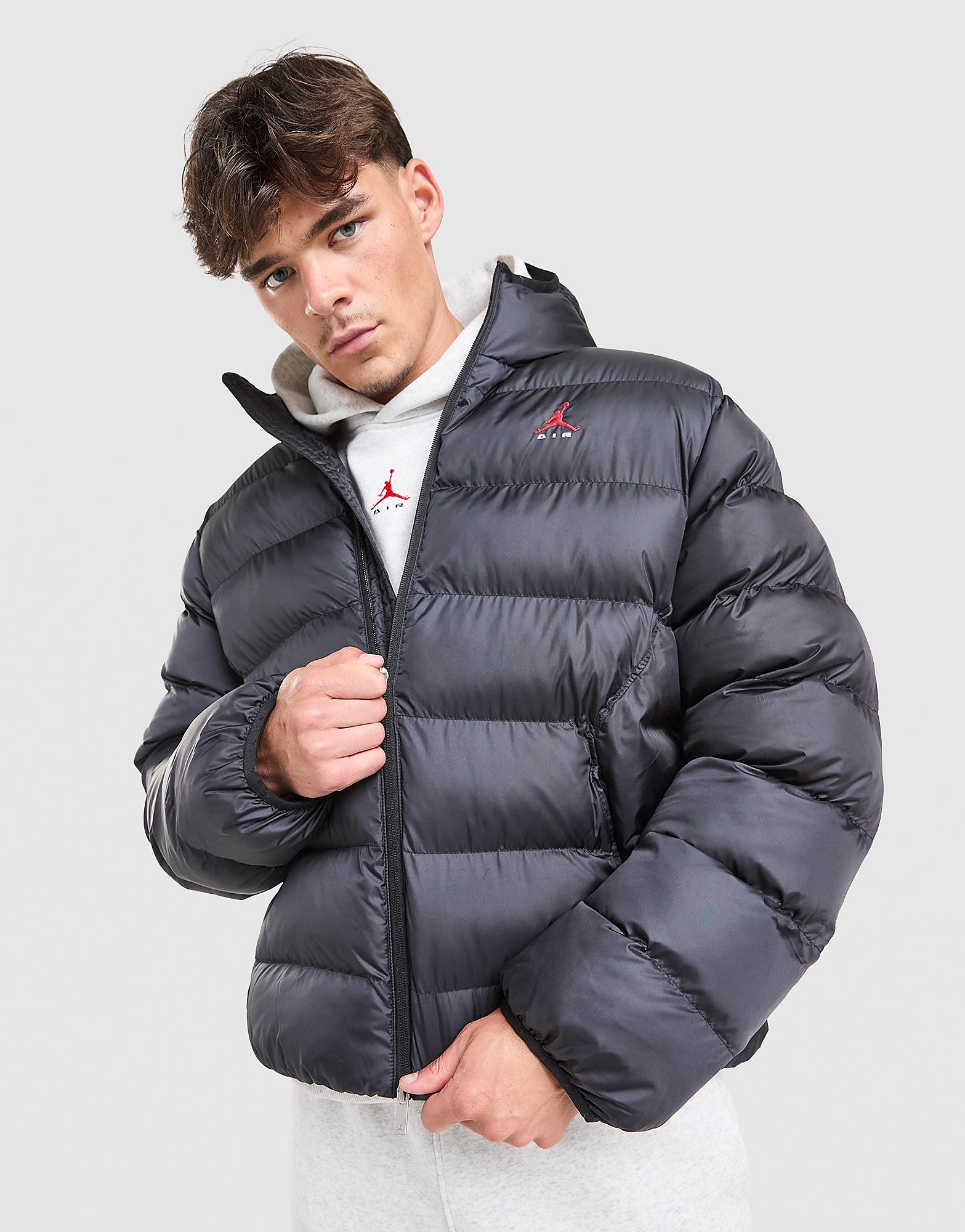 Jordan Brooklyn Puffer Jacket Zwart- Heren Zwart