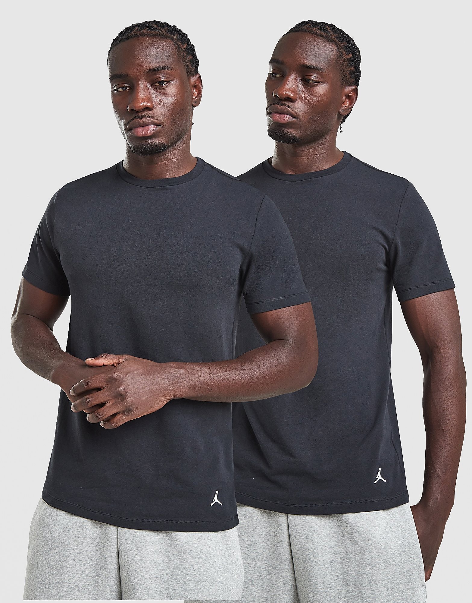 Jordan 2-Pack Flight Base T-Shirt - Zwart- Heren, Zwart