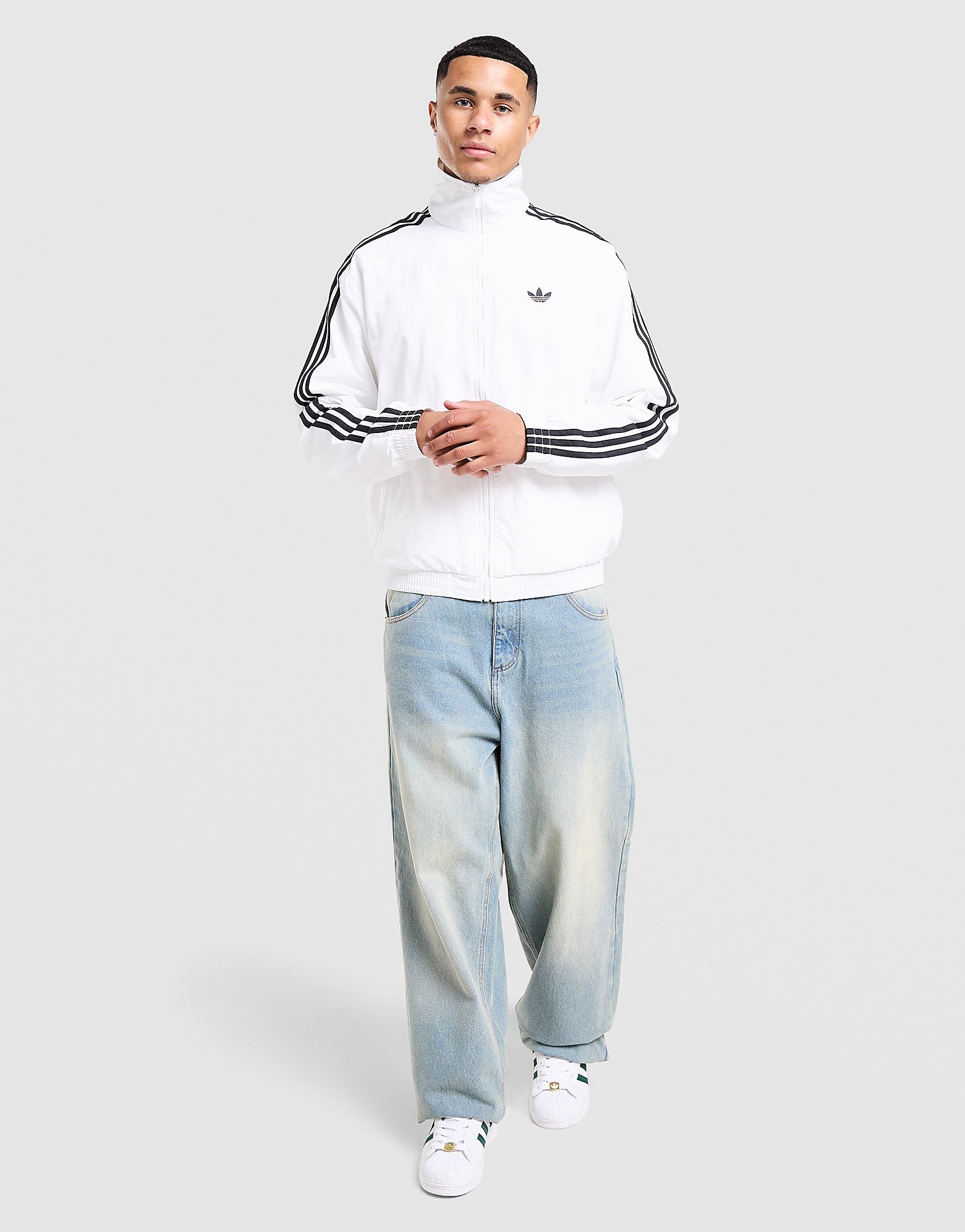 adidas Originals Firebird Woven Track Top - Wit- Heren, Wit