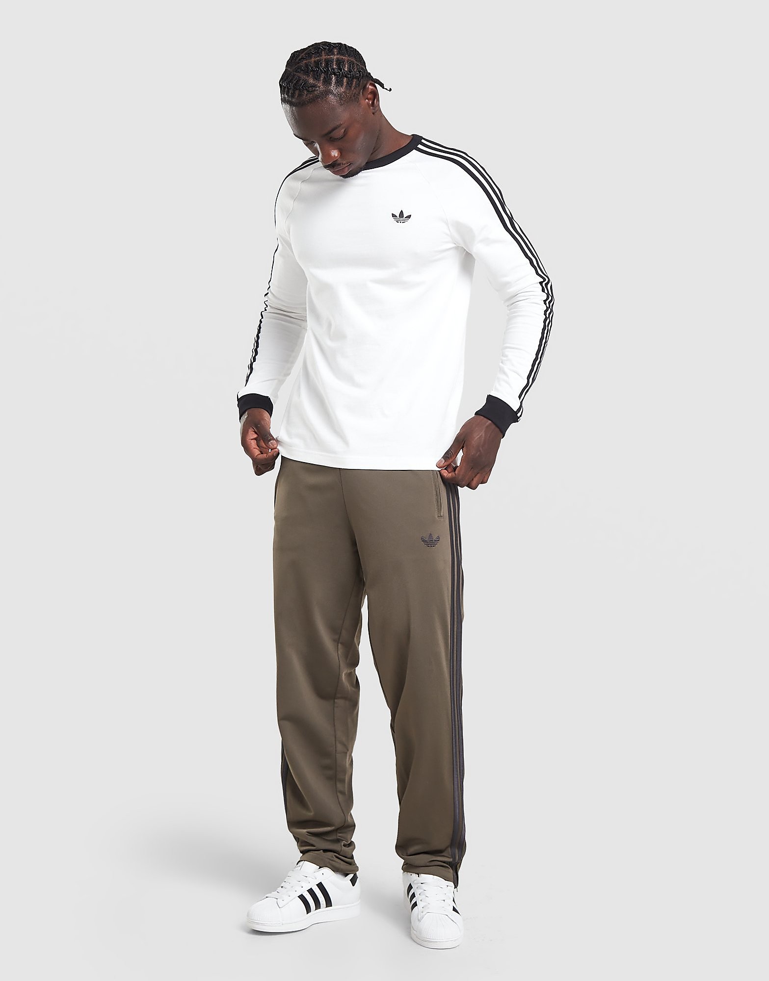 adidas Originals Firebird Trainingsbroek - Bruin- Heren, Bruin XS