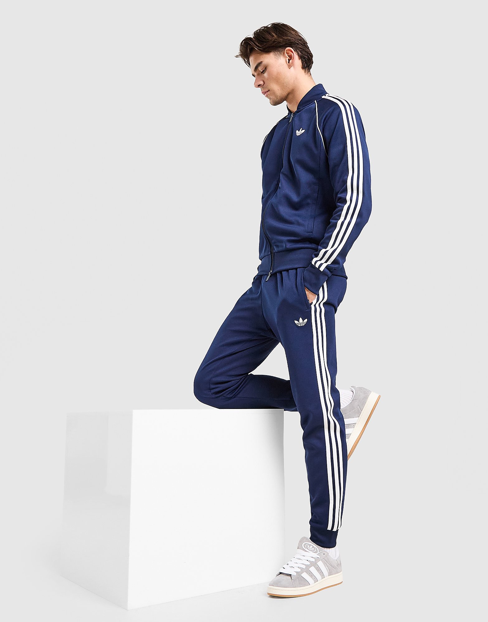 adidas Originals SST Track Pants - Blauw- Heren, Blauw XXL