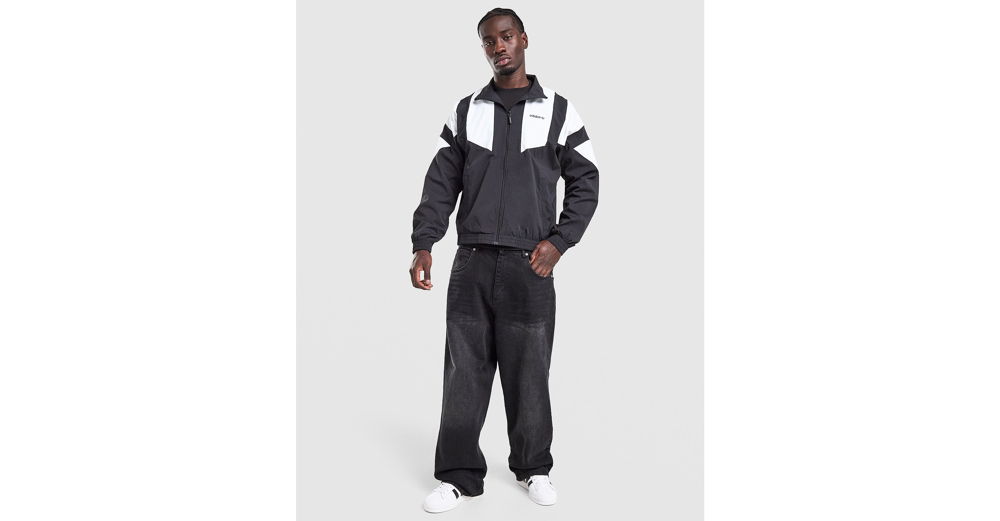 Adidas Originals Övergångsjacka 'BLOCKED TRACK' herr – bild 6