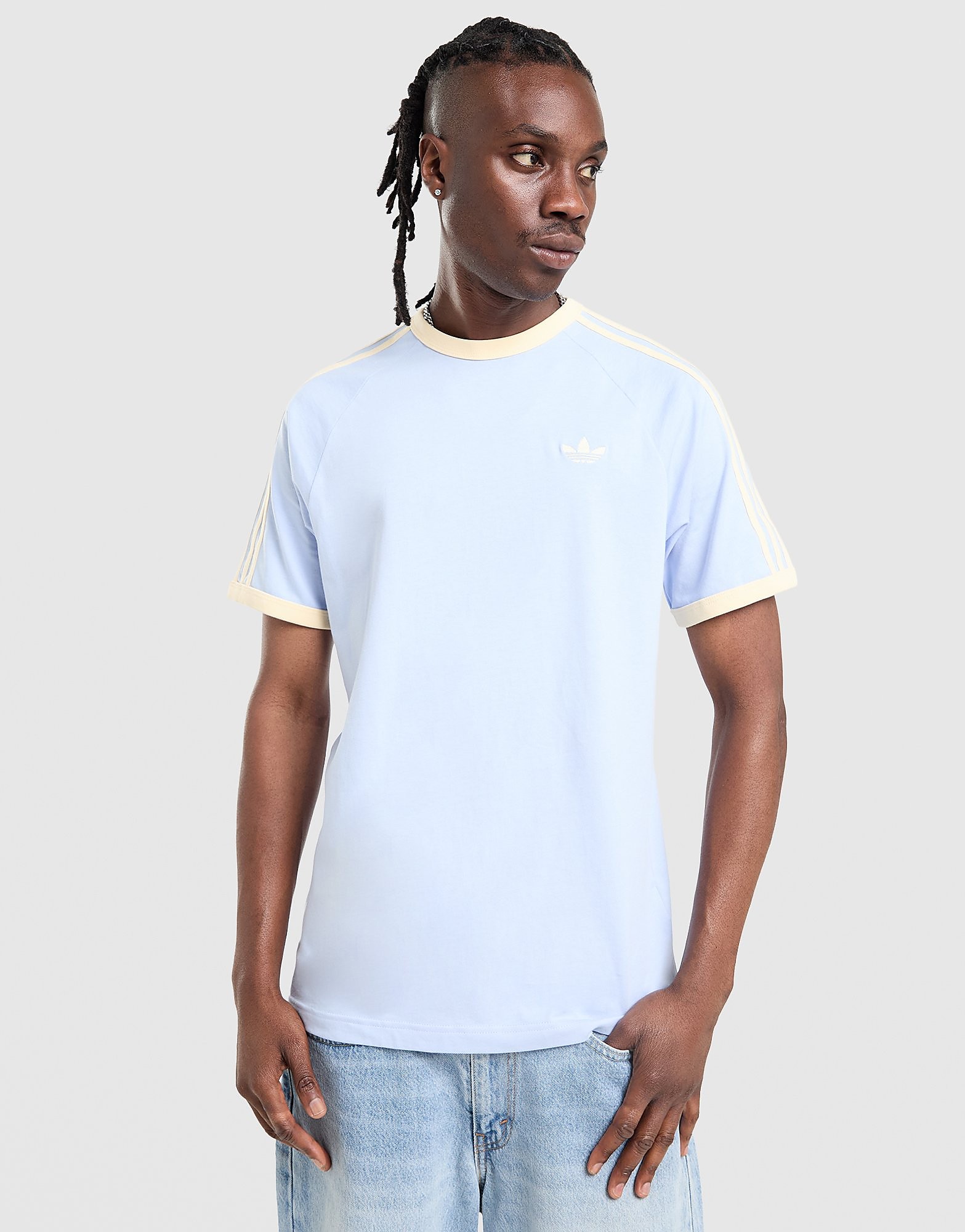 adidas Originals Cali T-Shirt - Blauw- Heren, Blauw XS
