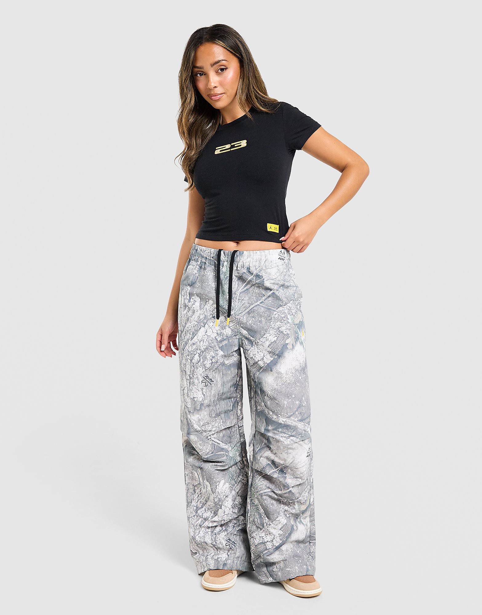 Jordan Realtree T-shirts Dames - Zwart - Maat M - Katoen Jersey