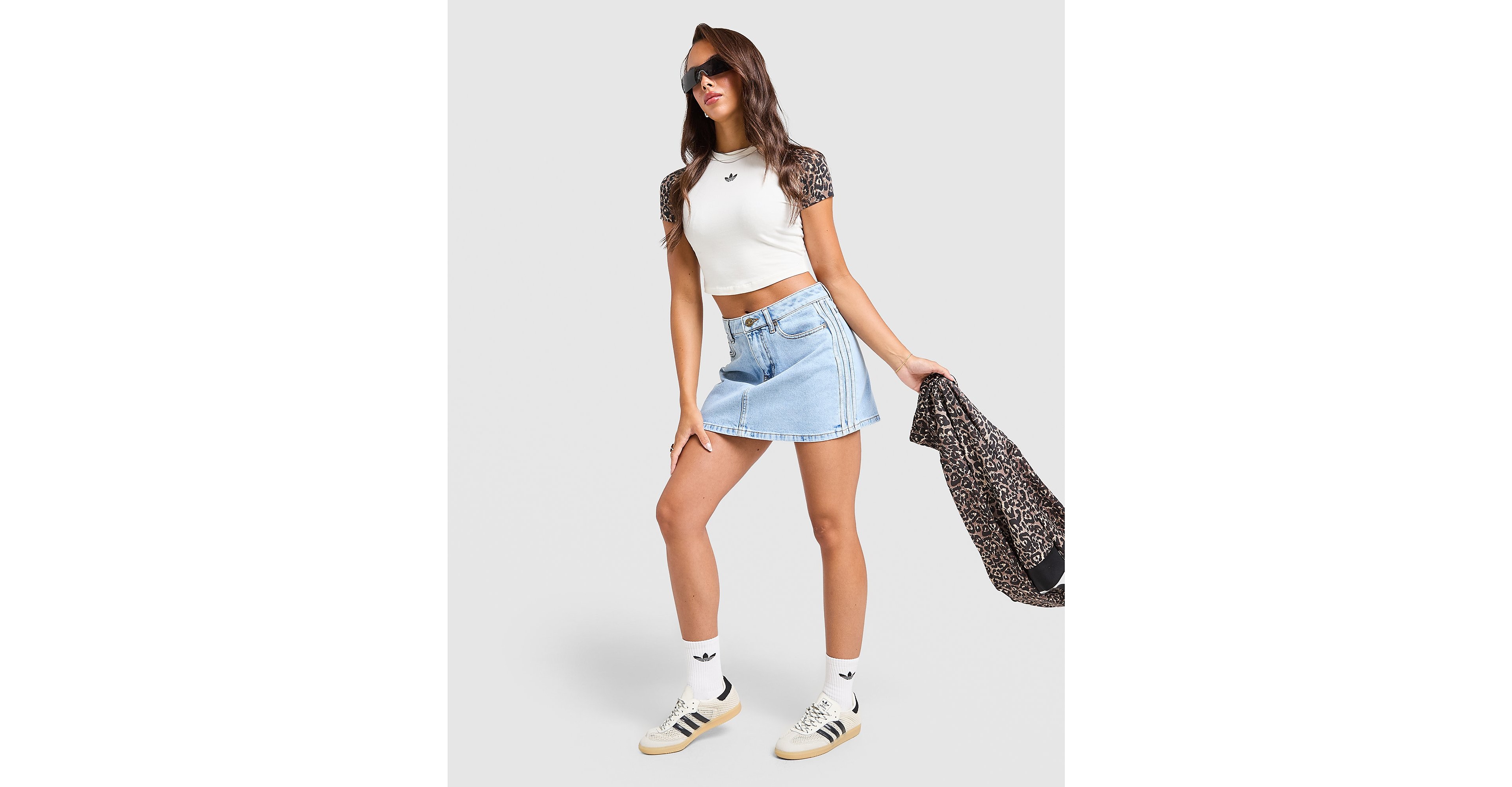 Adidas Originals Kjol 'MID RISE DENIM' dam – bild 2