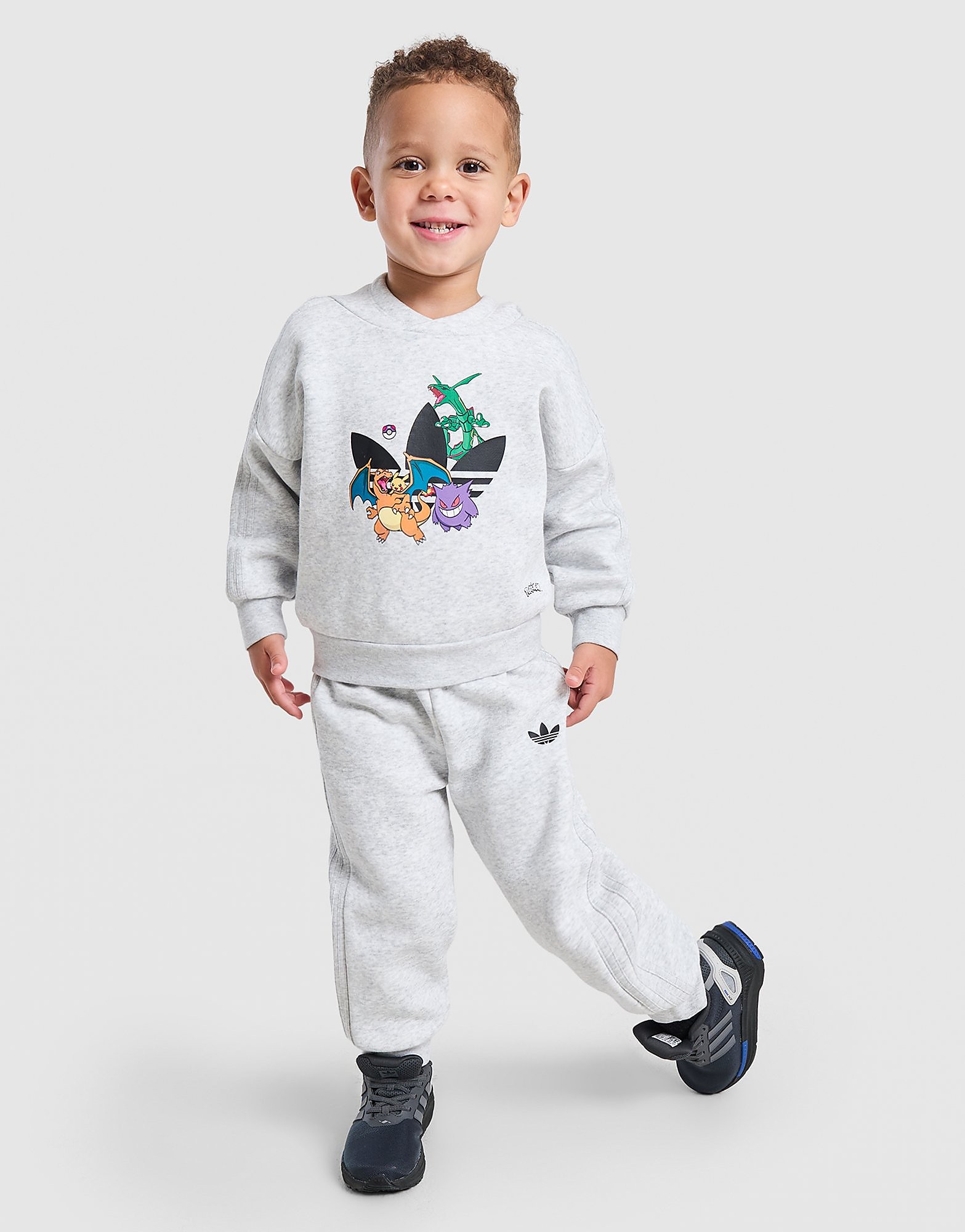 adidas Originals x Pokémon Overhead Tracksuit Infant - Grijs - Kind, Grijs