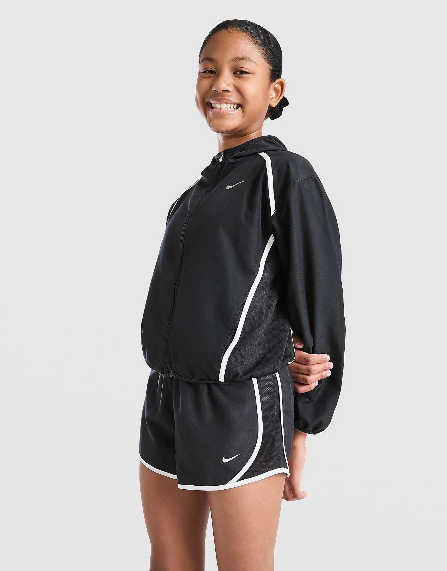 Nike Girls' Tempo Dri-FIT Shorts Junior - Zwart - Kind, Zwart