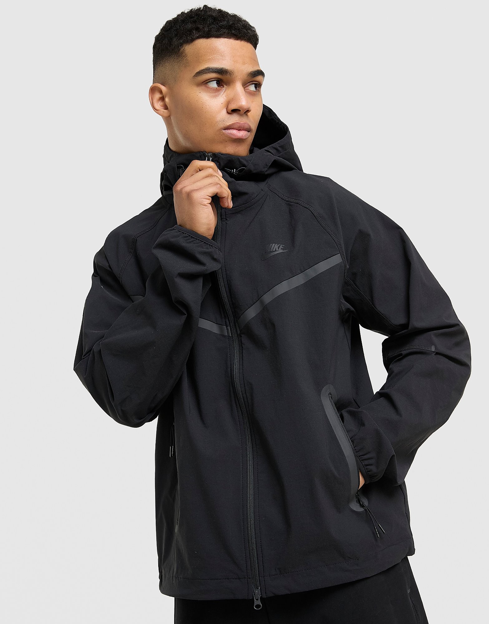 Nike Tech Woven Full Zip Hooded Jacket - vue 1
