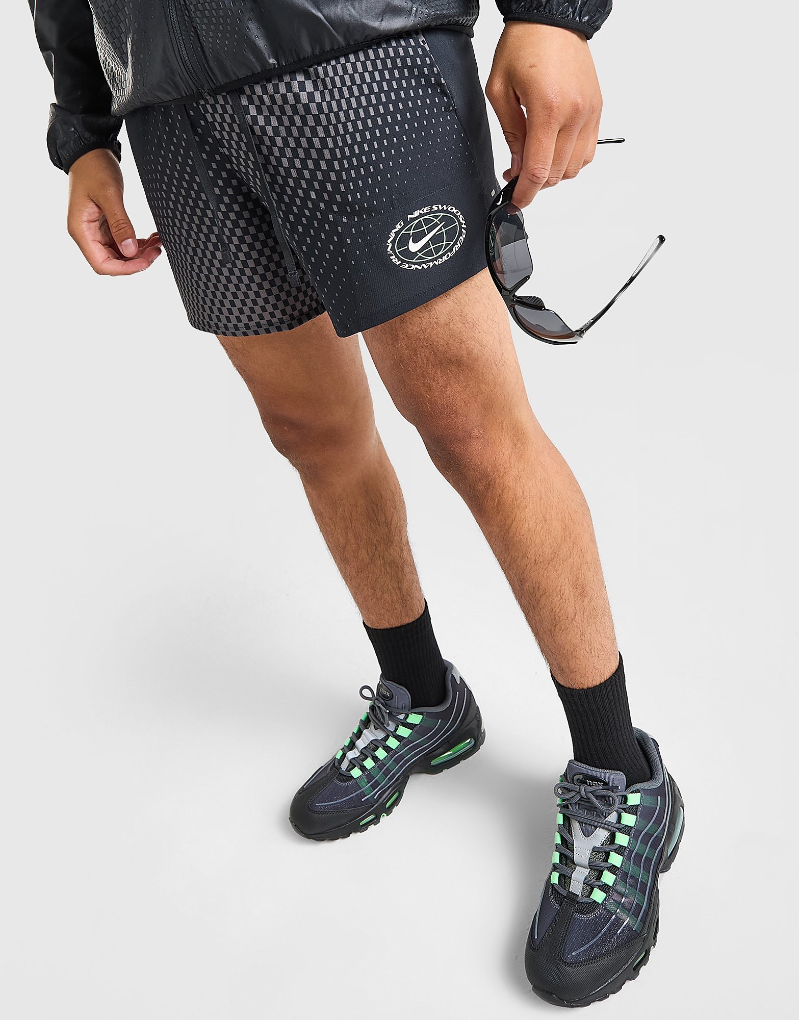 Nike Stride Energy Shorts Zwart- Heren Zwart