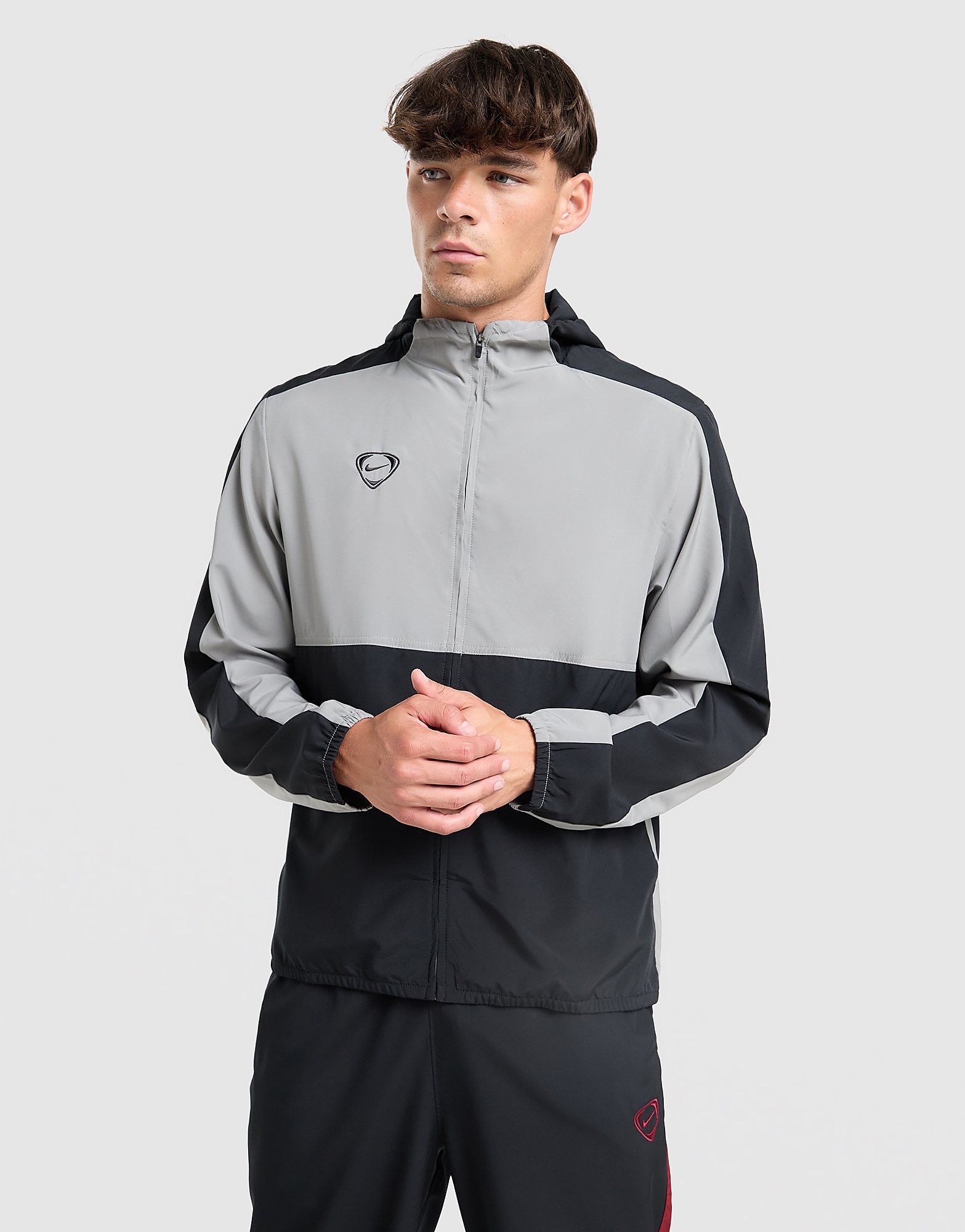 Nike Dri-FIT geweven voetbaltrainingsjack voor heren Strike - Grijs- Heren, Grijs