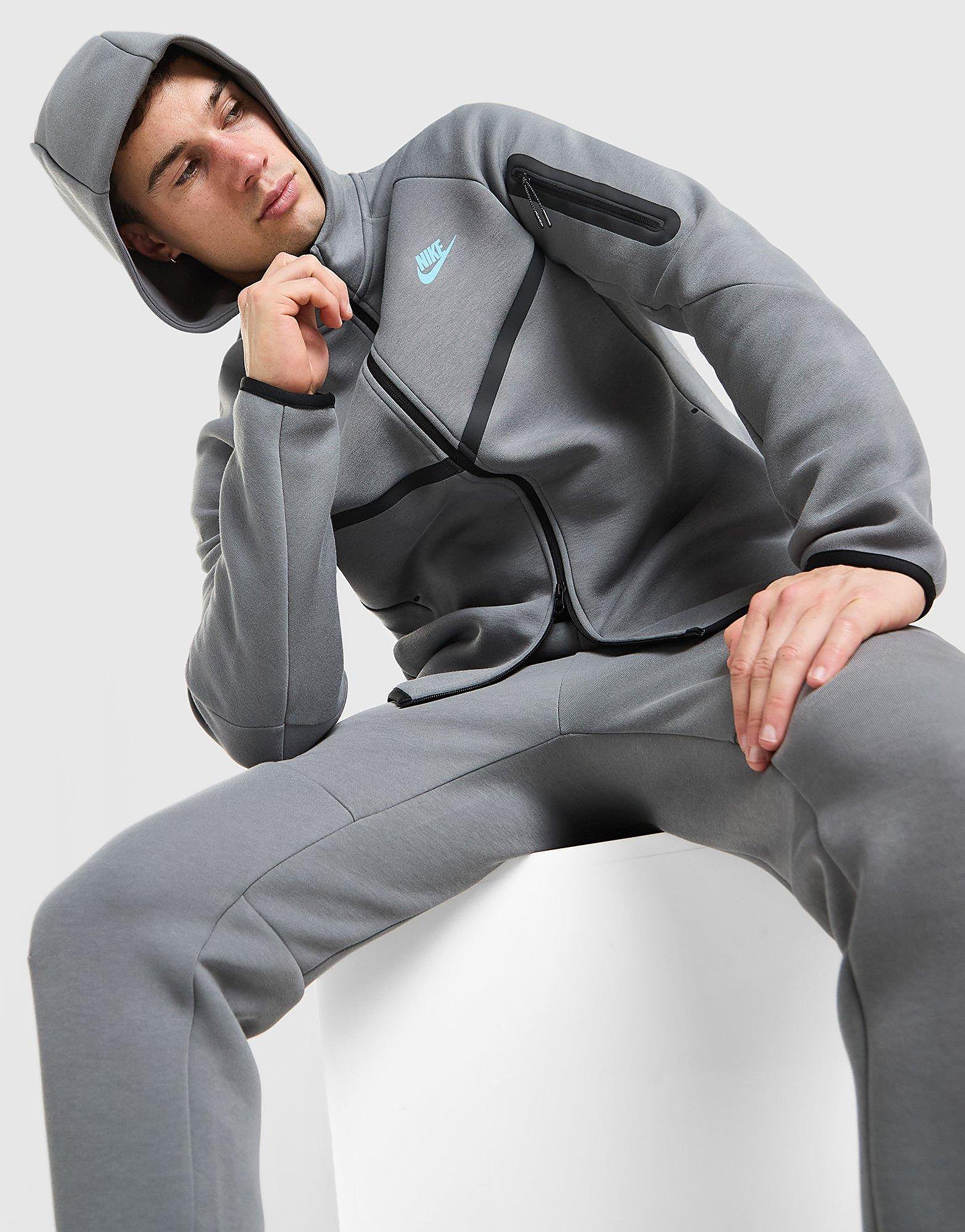 Nike Tech Fleece Full Zip Hoodie Heren - Grijs- Heren, Grijs