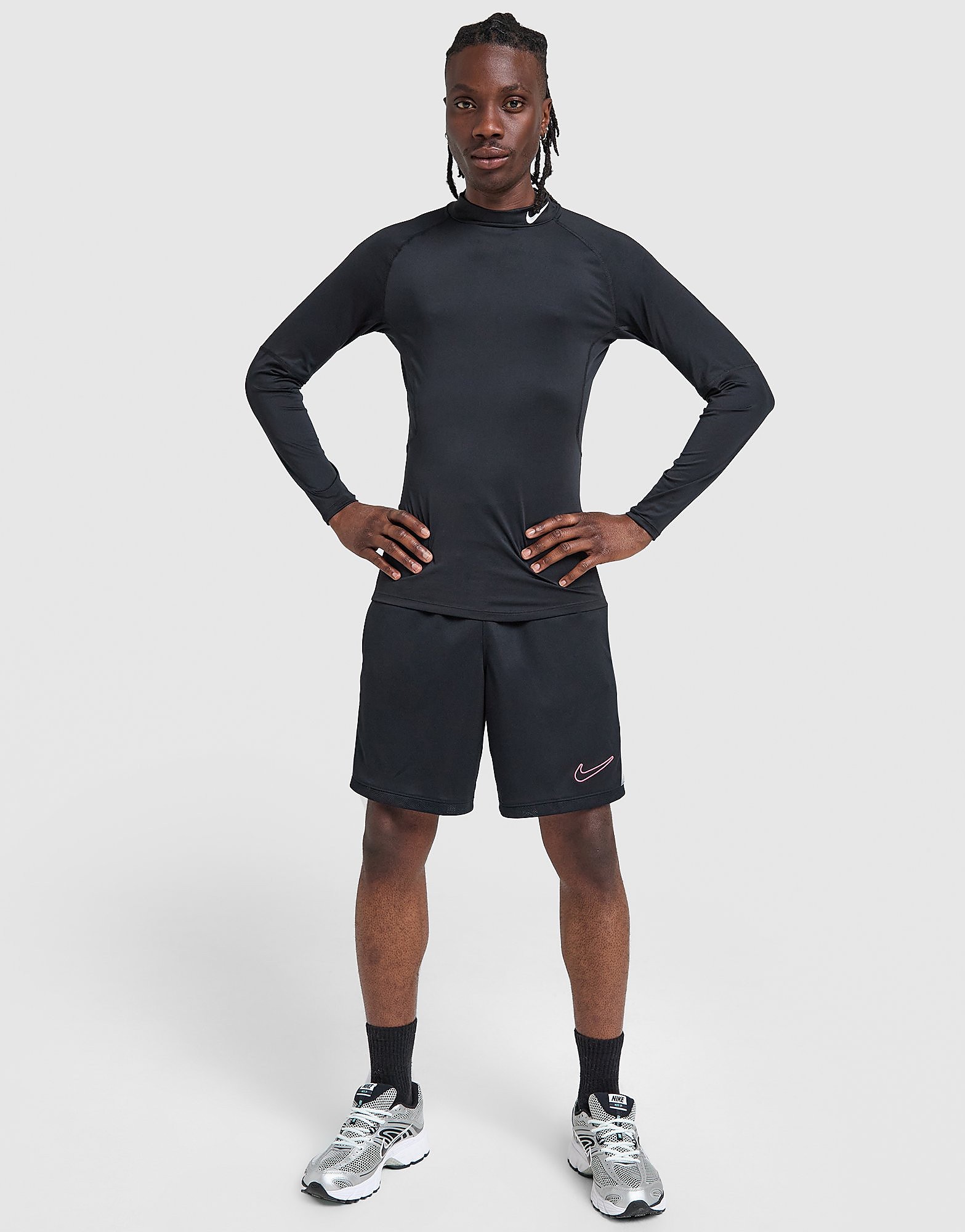 Baselayer Long Sleeve T-Shirt - Herren, Schwarz - male - Size: L