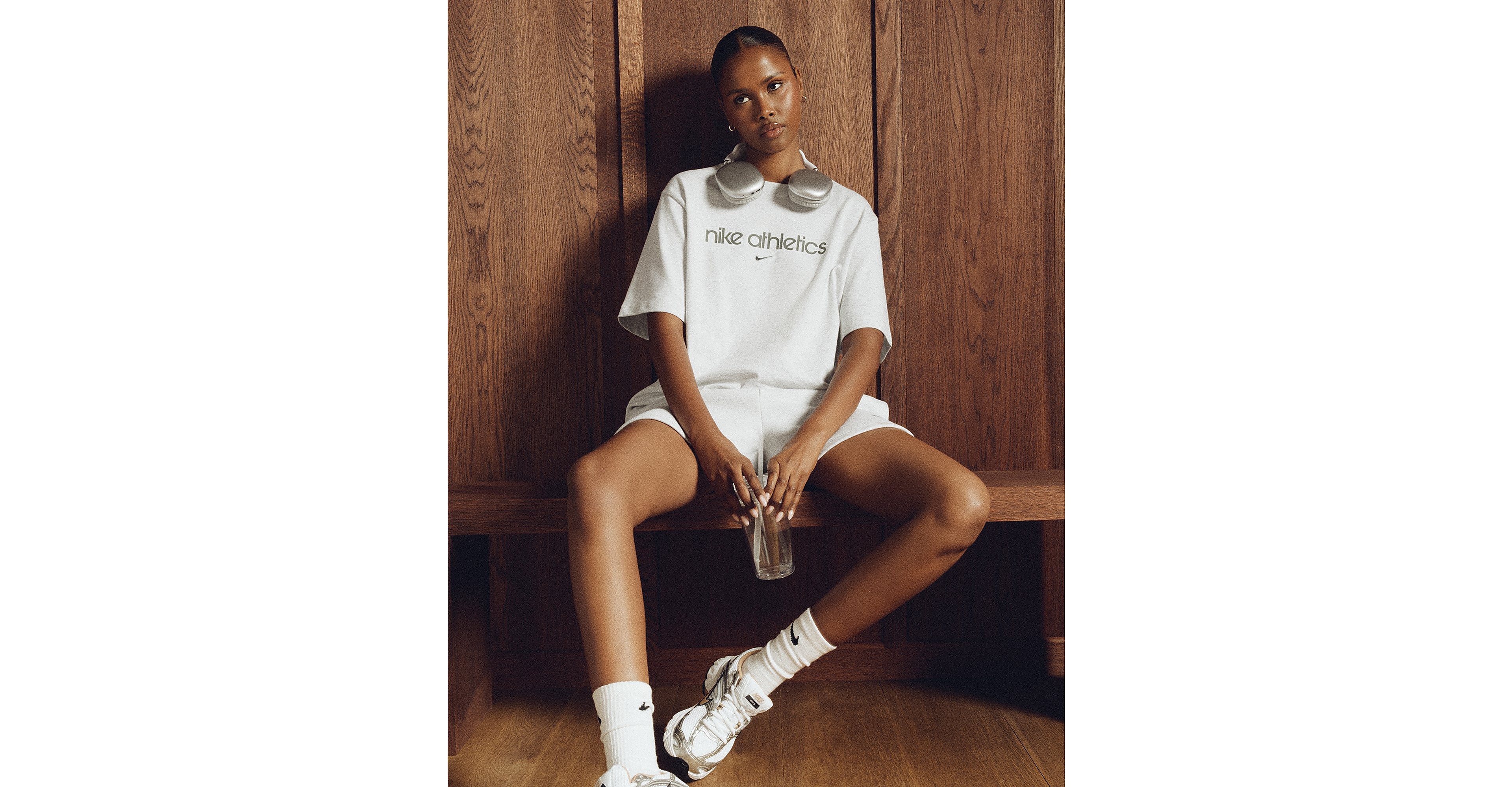 Gym Life Swoosh Boxy T-Shirt