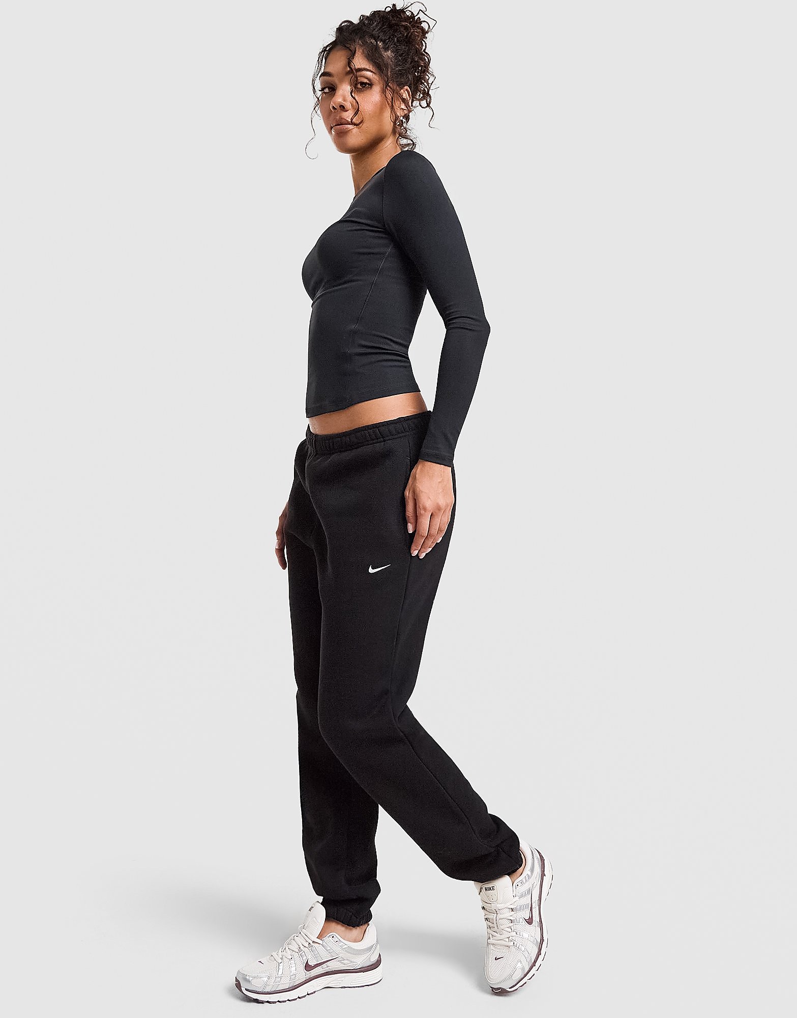 Nike Studio Fleece Joggers Zwart- Dames Zwart