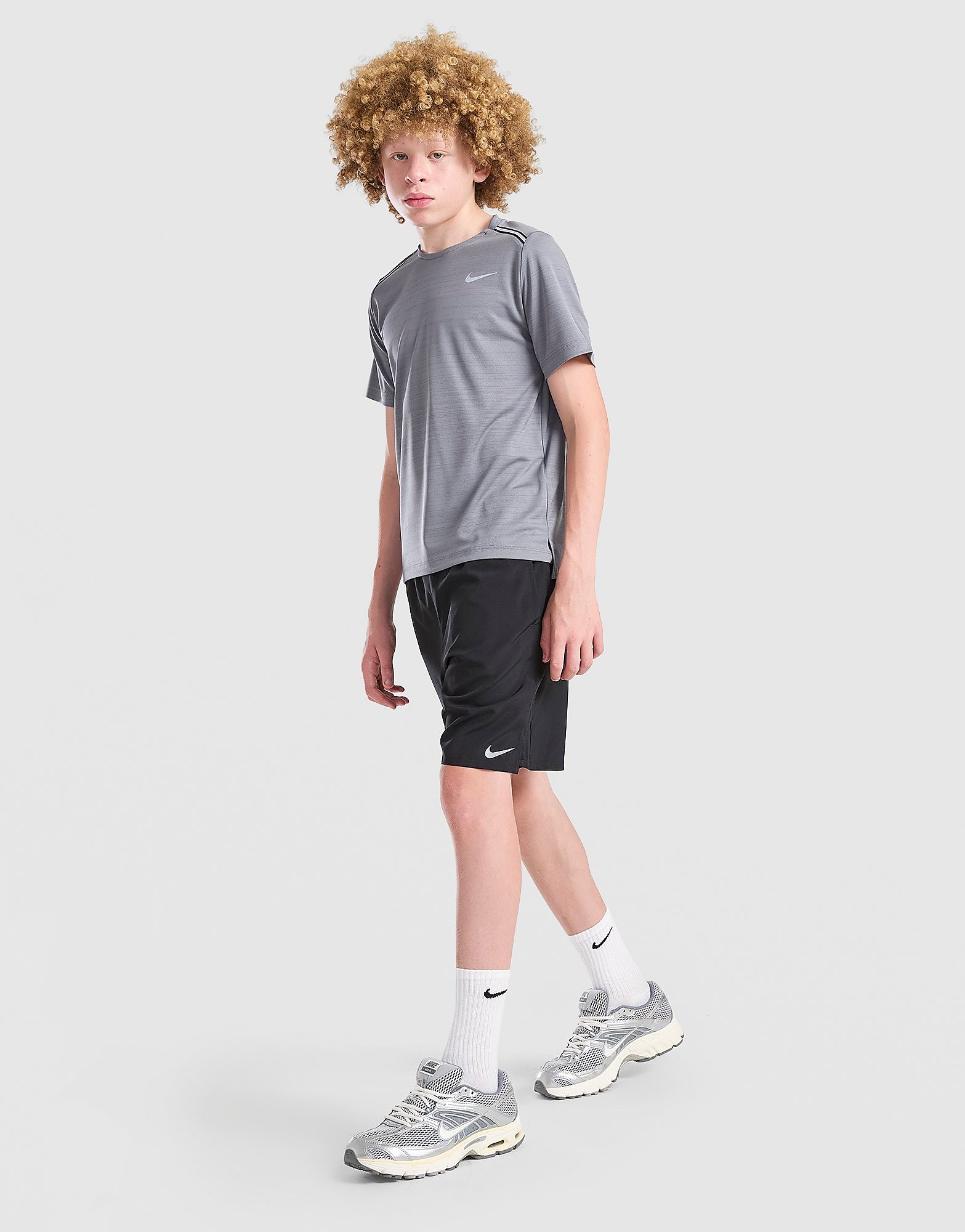 Nike Challenger Shorts Junior - Zwart - Kind, Zwart