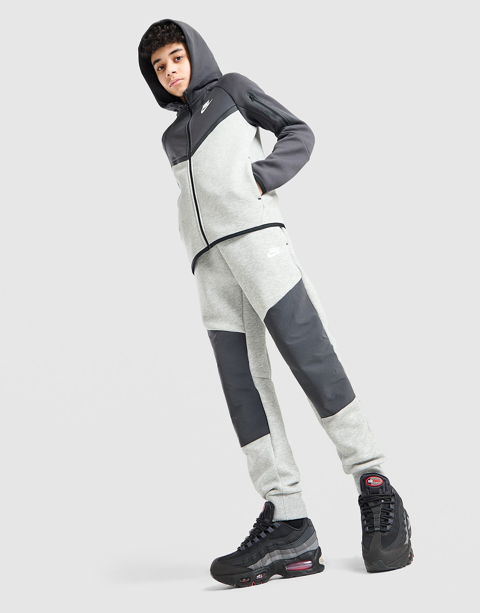 Nike Joggingbroek voor kids Sportswear Tech Fleece - Grijs, Grijs