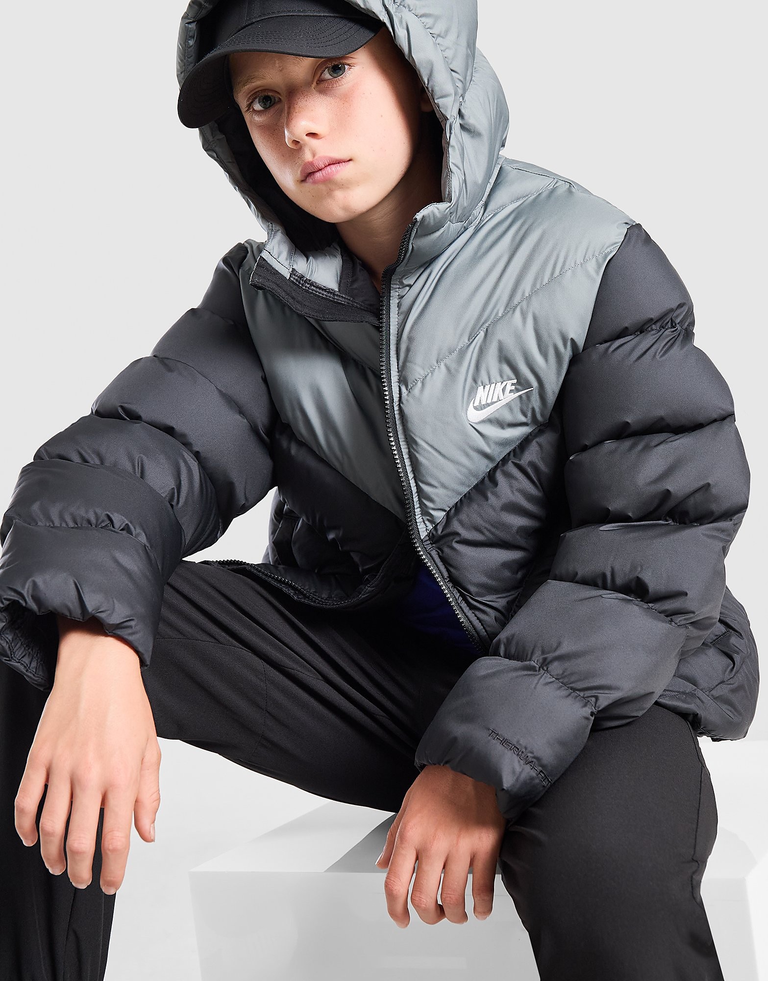 Nike Sportswear Colour Block Jacket Junior - Nero, nero