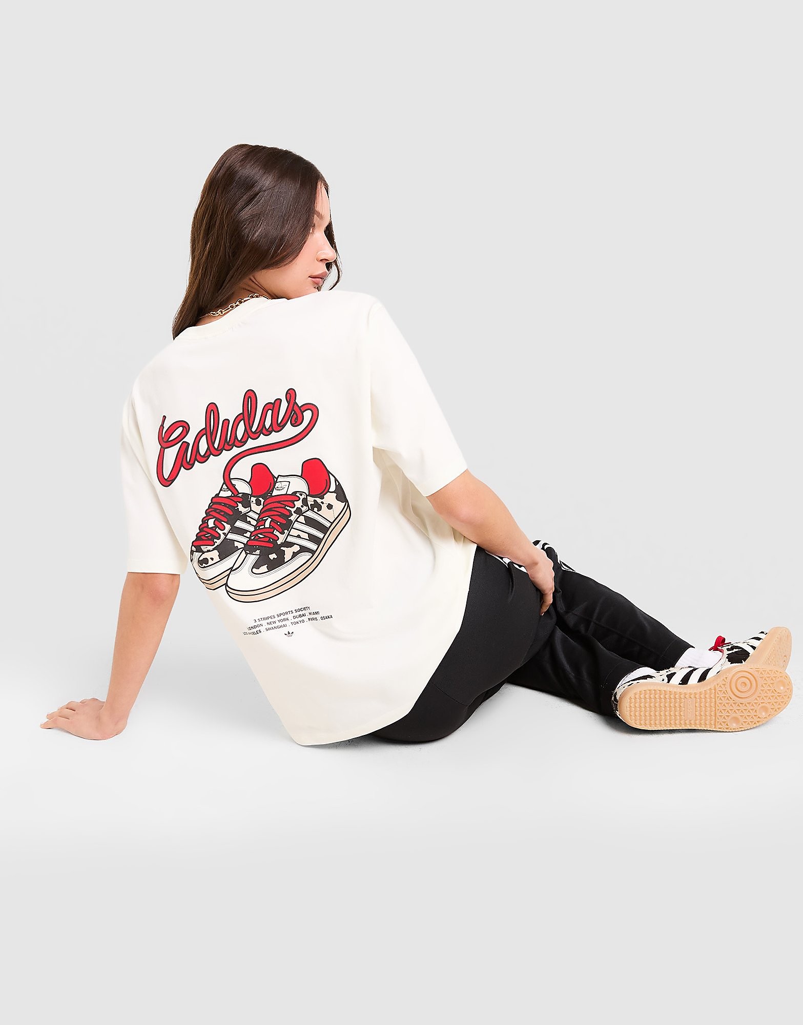 adidas Originals Cow Samba Graphic T Shirt - vue 1