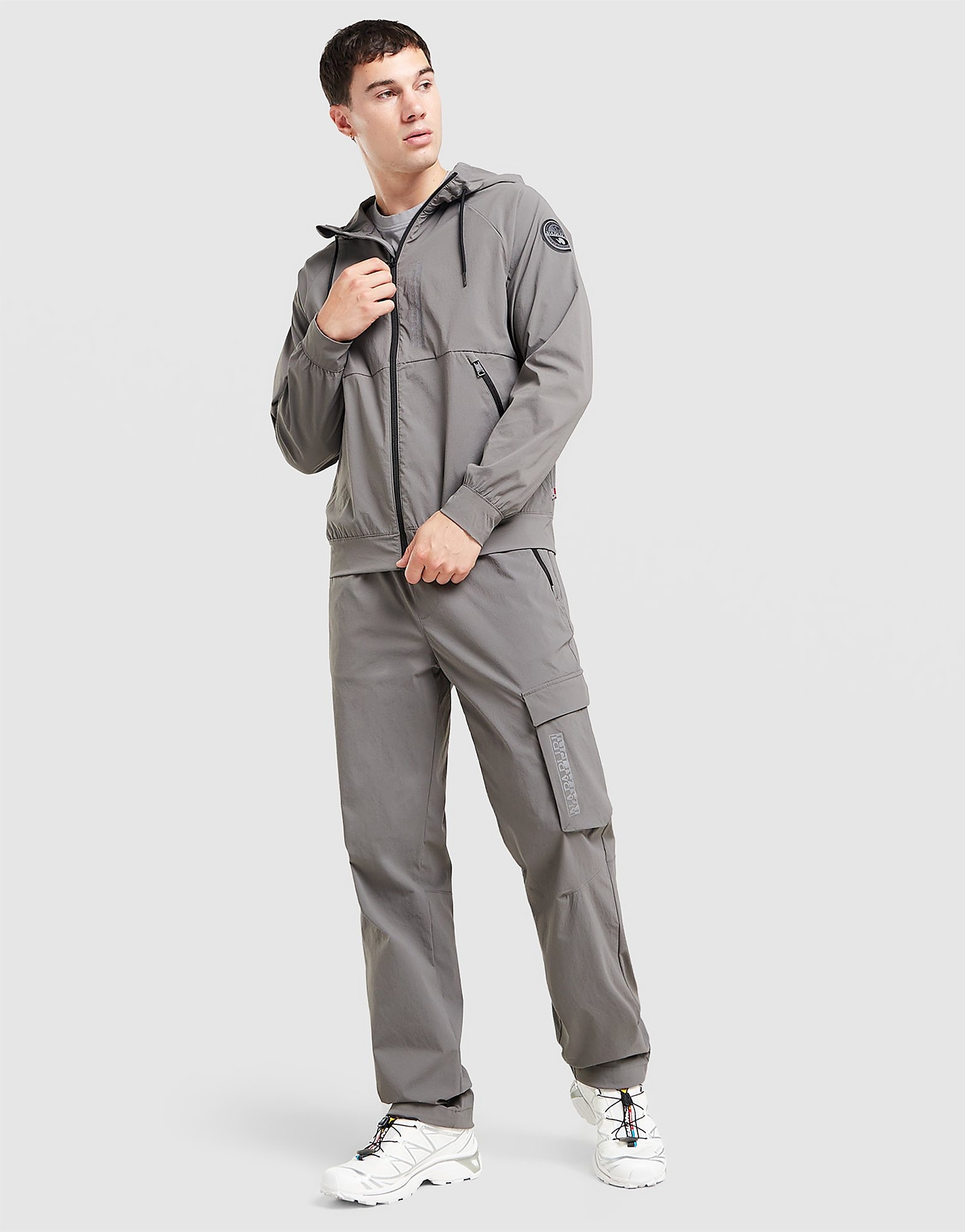 Napapijri Lockroy Woven Track Pants - Grijs- Heren, Grijs L