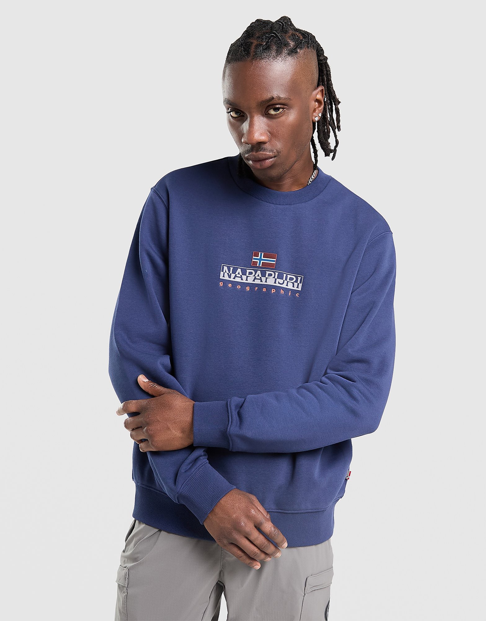 Bory Crew Sweatshirt - Herren, Blau - male - Size: XXXL