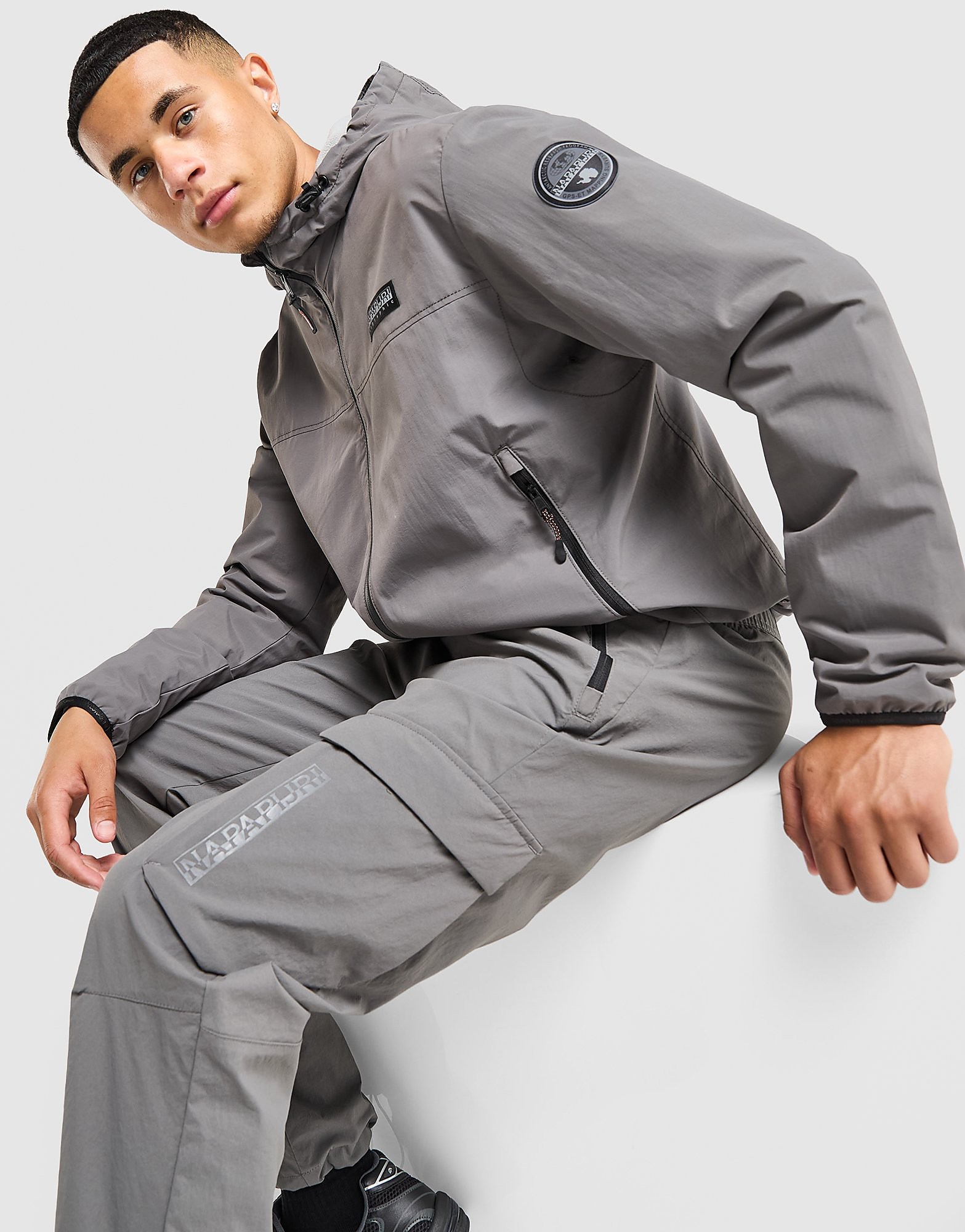 Napapijri Arla Jacket - Grijs- Heren, Grijs L