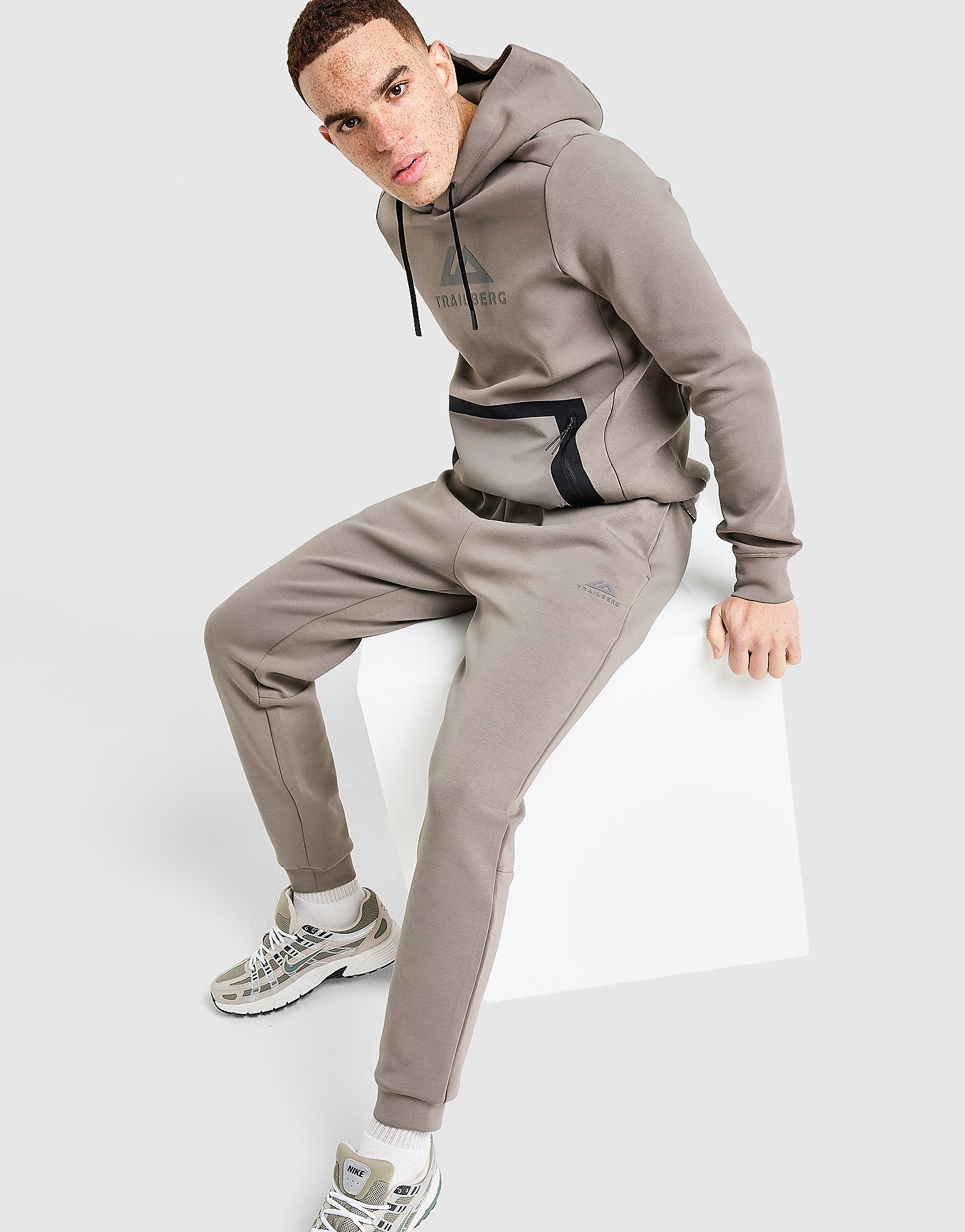 Trailberg Pantaloni della tuta Fleece Energy, marrone