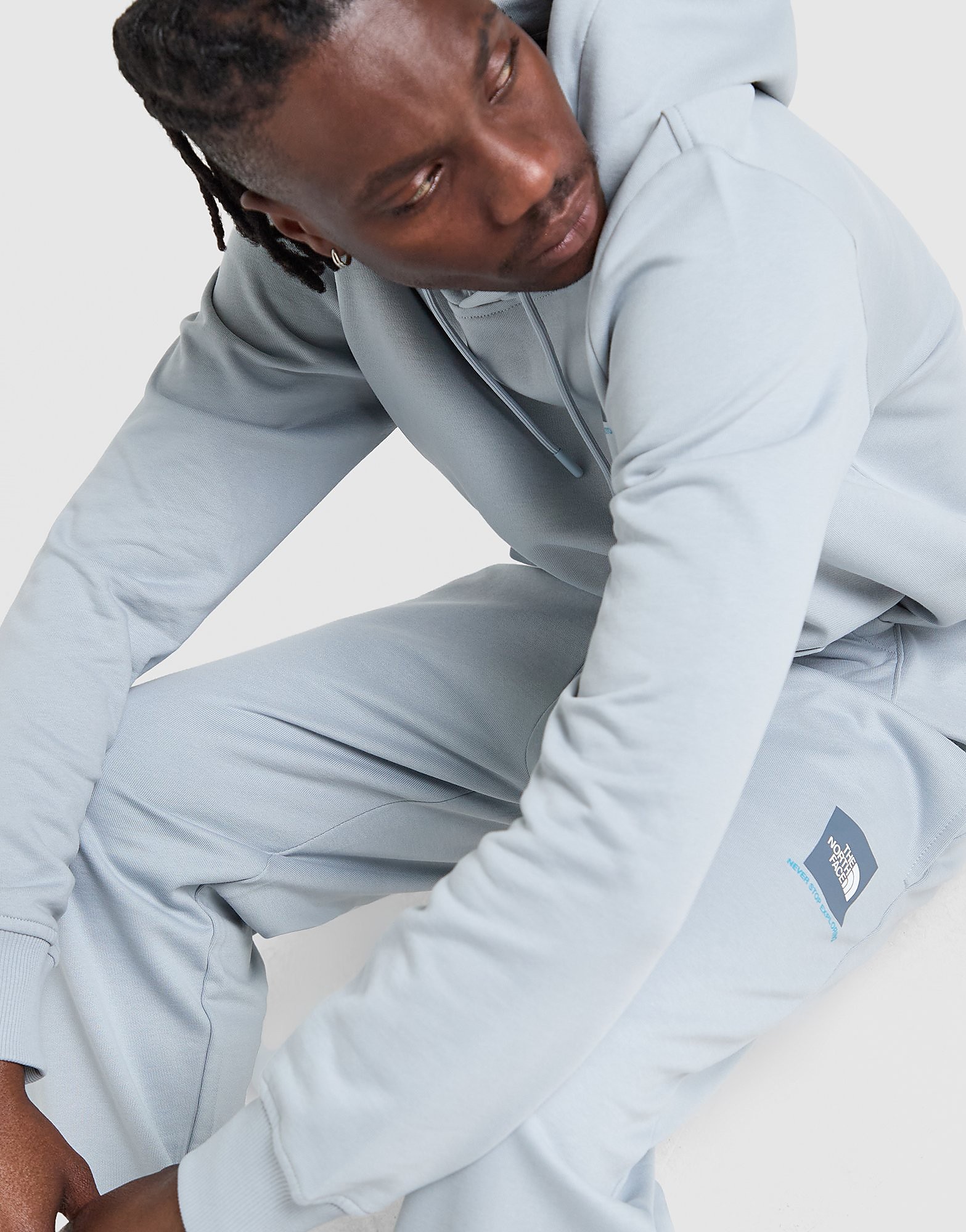 Mens Pantaloni della tuta Fine Box Logo - Blu, blu blu Uomo taglia XL
