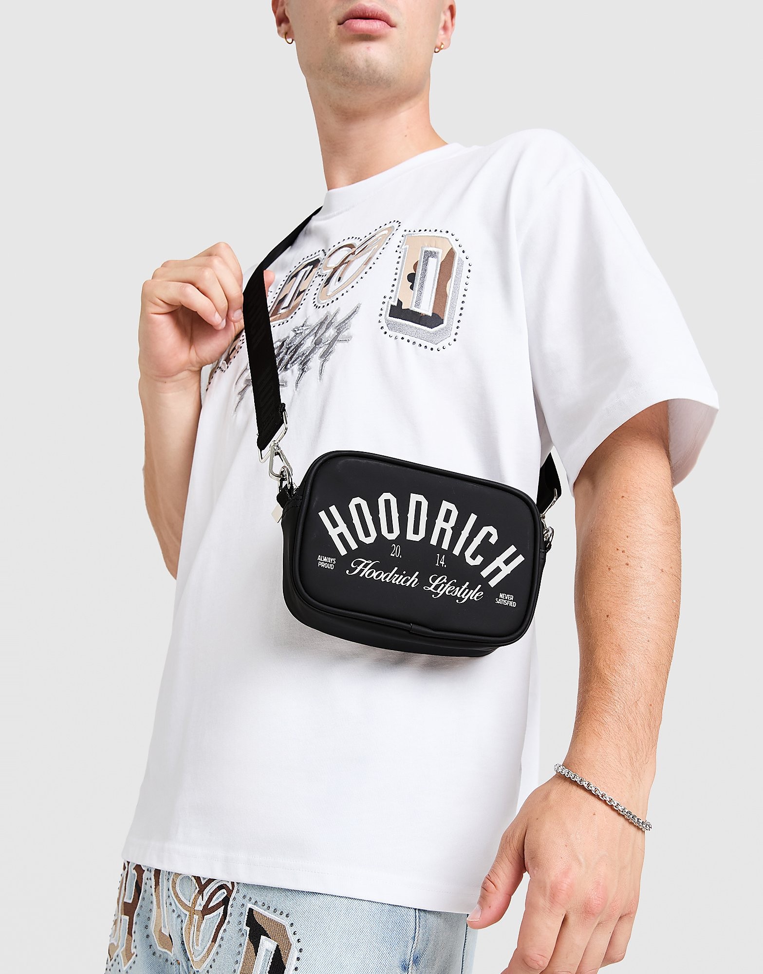 Hoodrich FYR Script Messenger Bag - Zwart- Dames, Zwart One Size