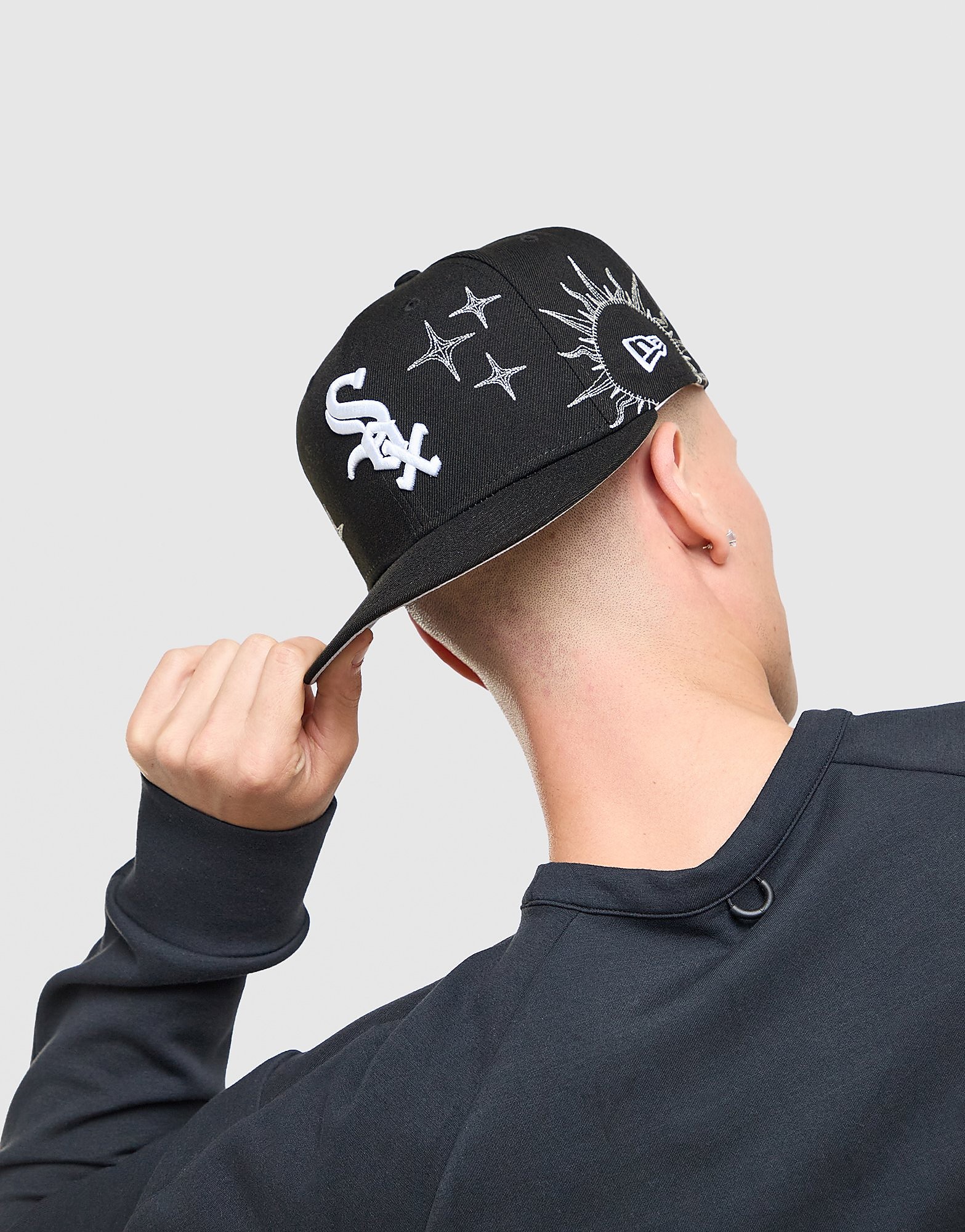 Chicago White Sox MLB Zodiac 59FIFTY Cap - Damen, Schwarz - female - Size: 7 3/8