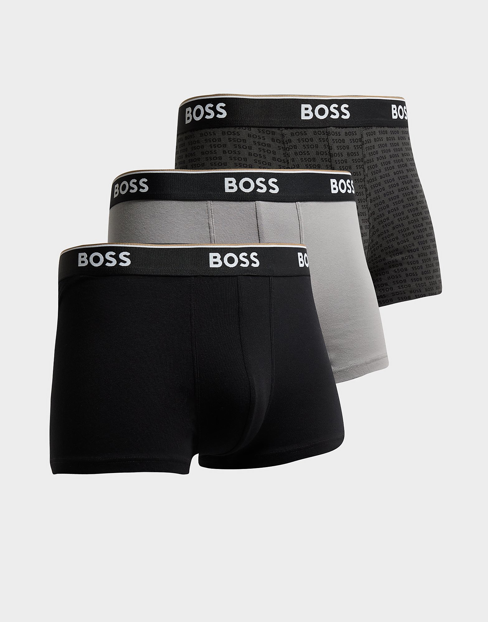 BOSS 3-Pack Trunks - Zwart- Heren, Zwart