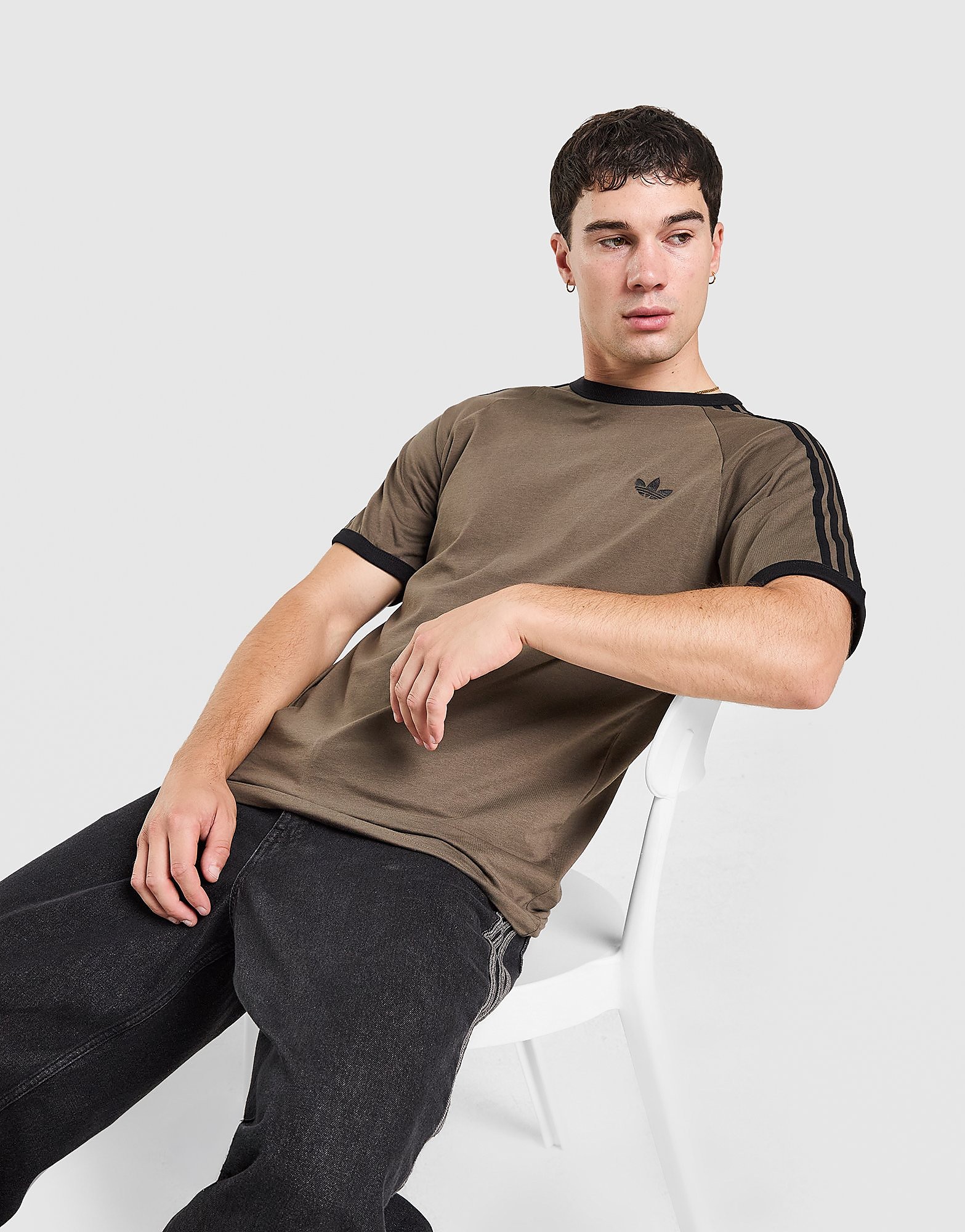 adidas Originals Cali T-Shirt - Bruin- Heren, Bruin