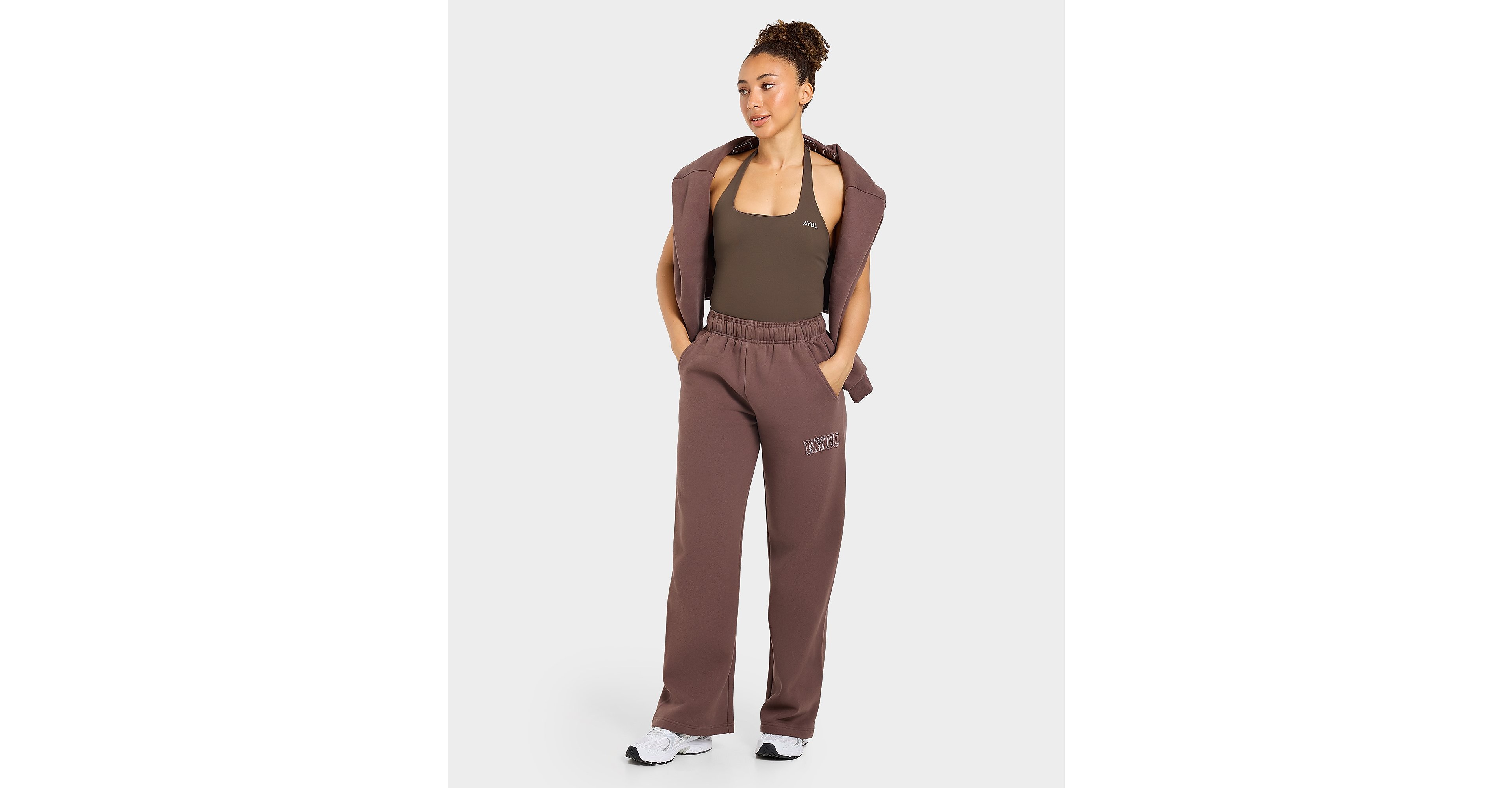 Varsity Applique Wide Leg Joggers