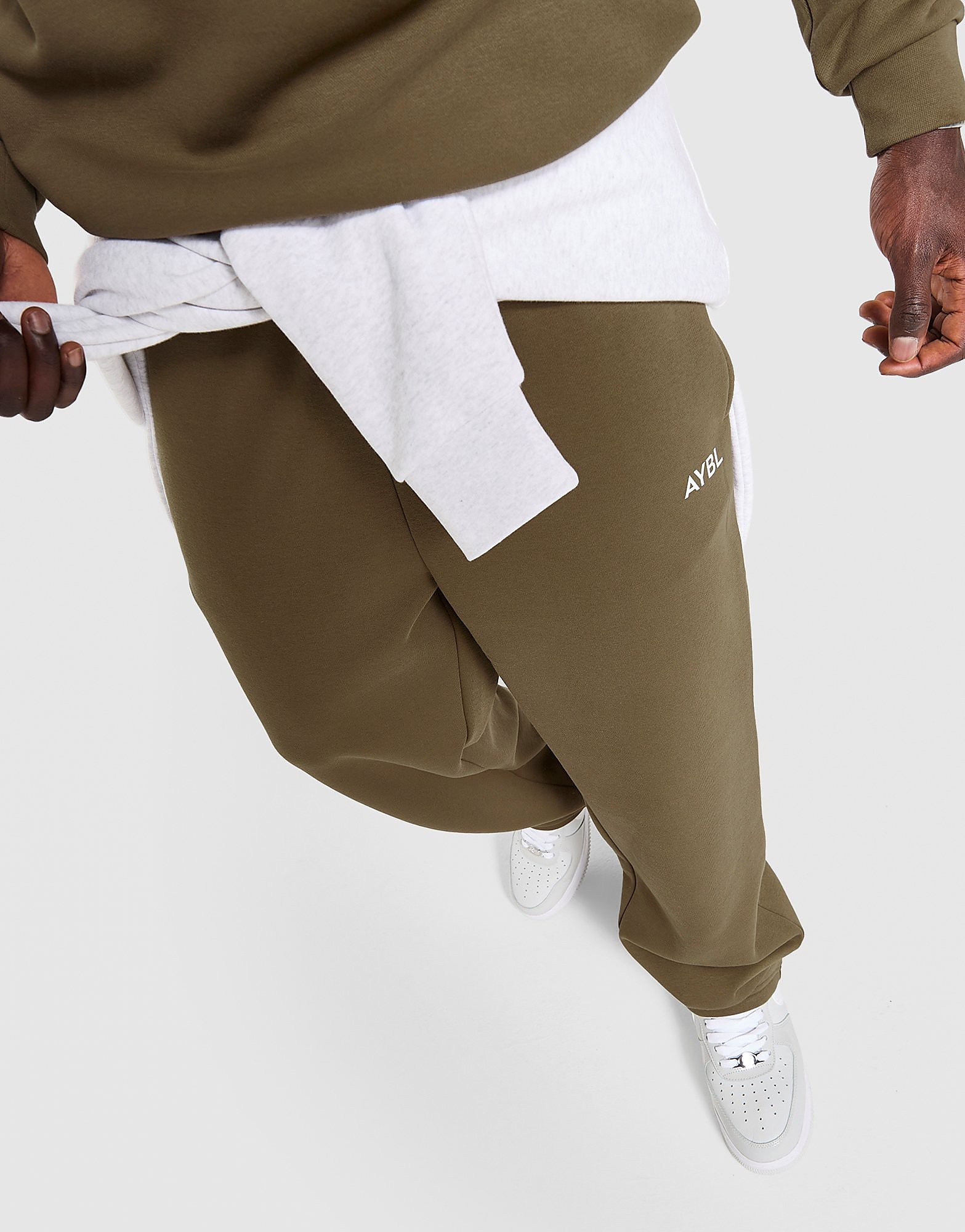 AYBL Essential Oversized Joggers - Groen- Heren, Groen XS