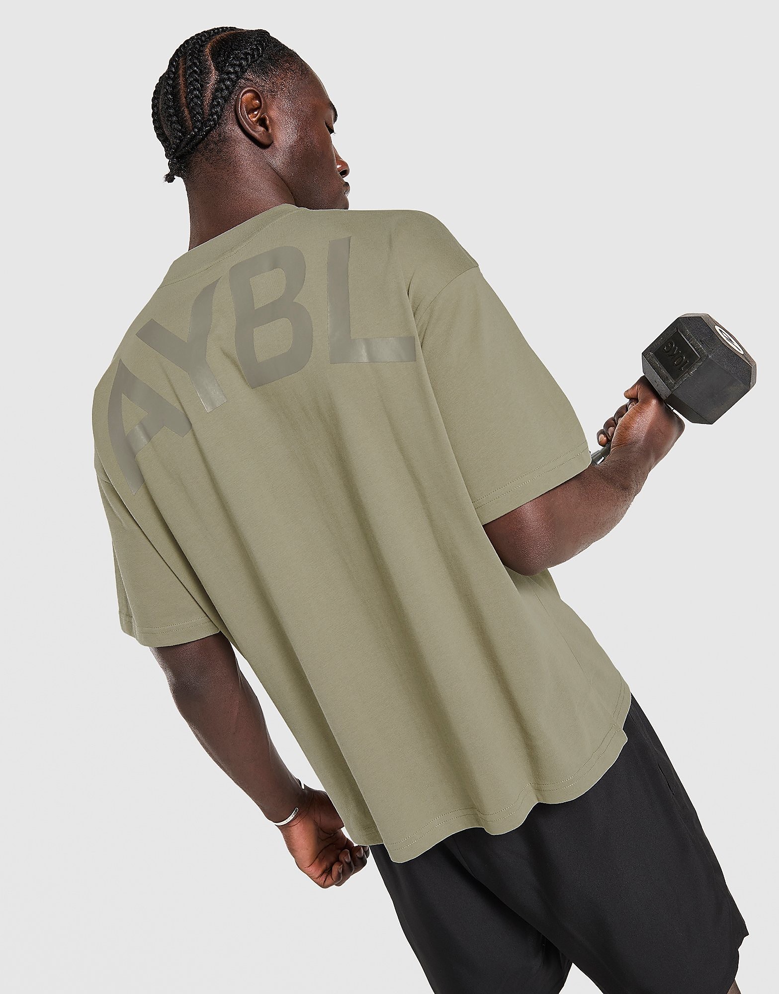 AYBL Essential Oversized T-Shirt - Groen- Heren, Groen S