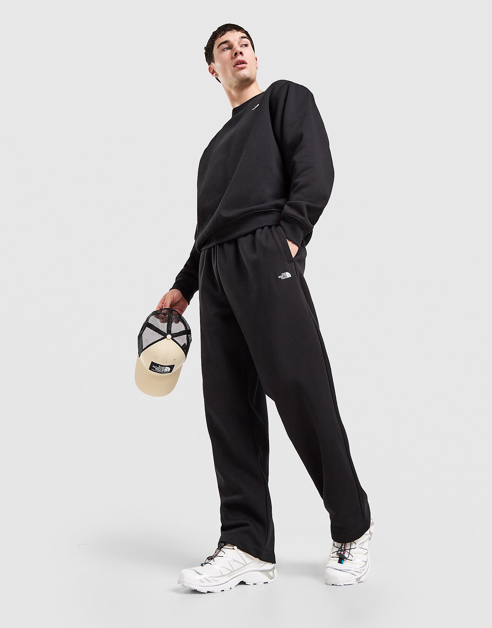 The North Face Essential Relaxed Open Hem Joggers Zwart- Heren Zwart