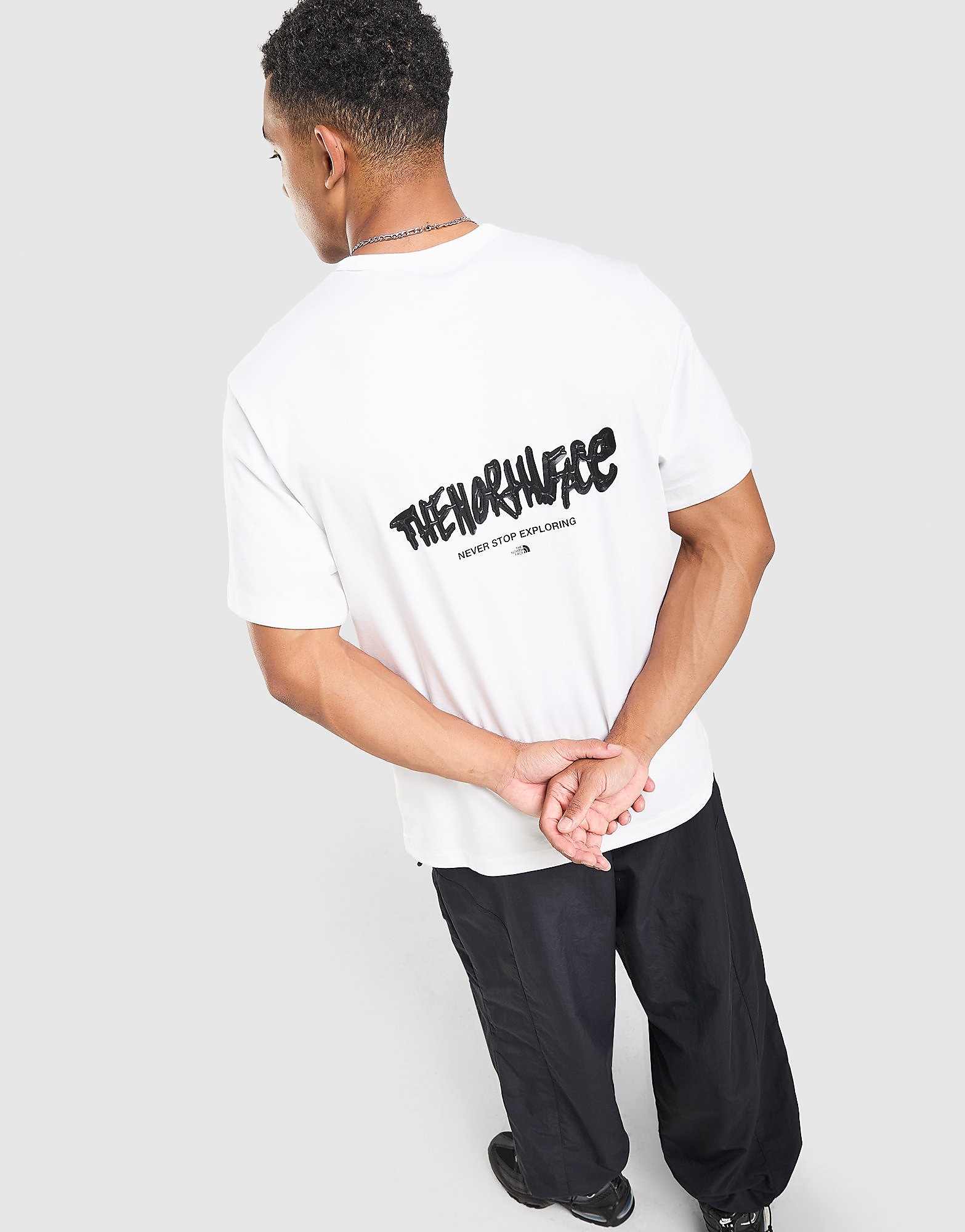 The North Face TNF Tag Relaxed T-Shirt - Wit- Heren, Wit