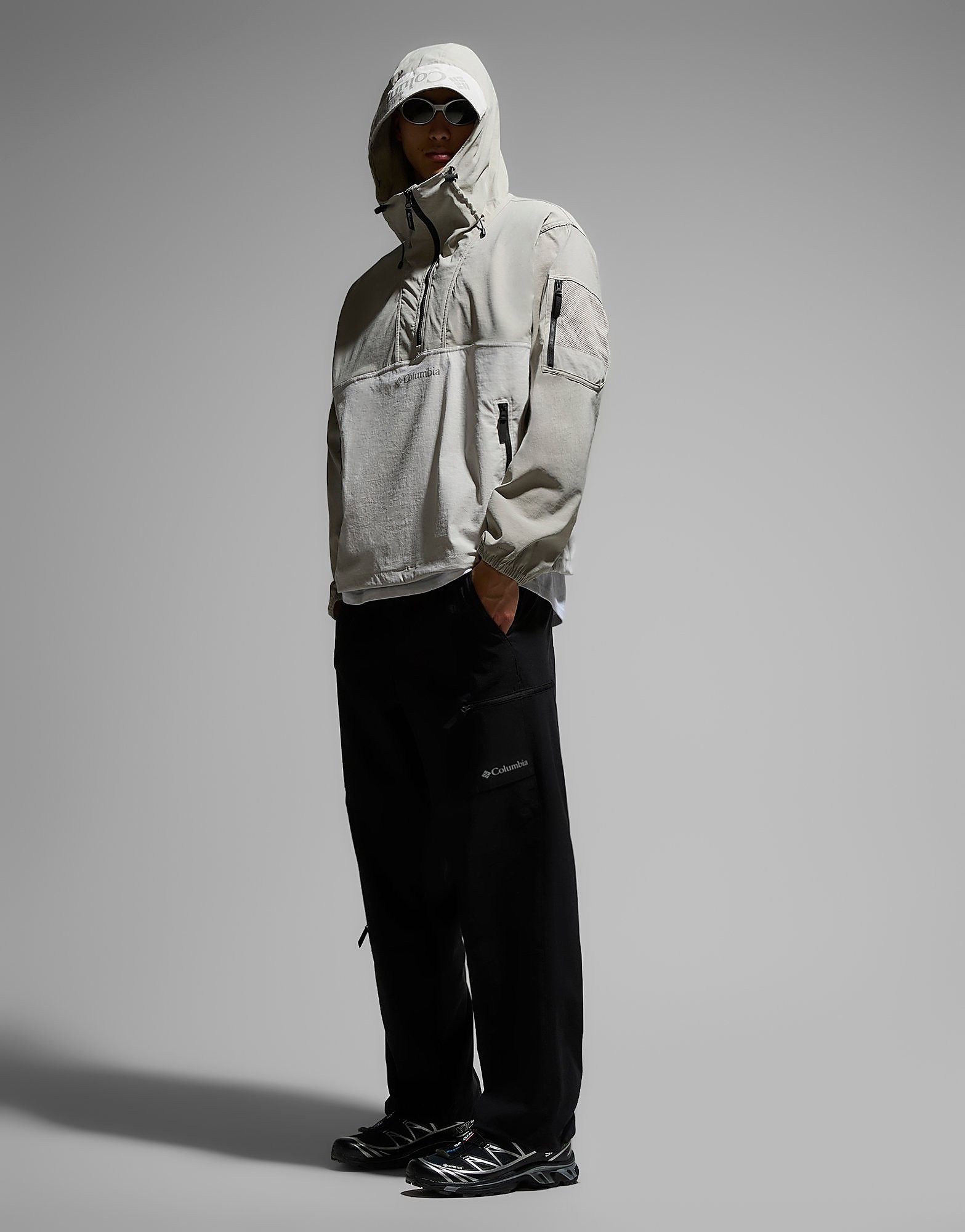 Columbia Stash 1/2 Zip Jacket - Grijs- Heren, Grijs