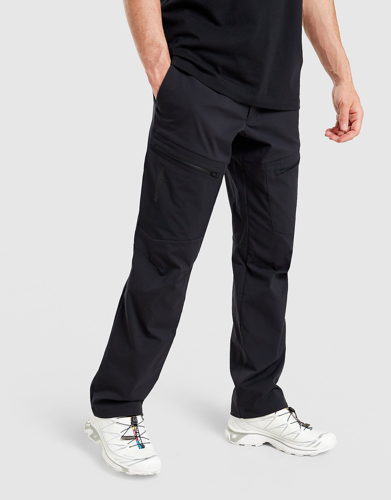 Salomon Outpath Utility Track Pants - Zwart- Heren, Zwart