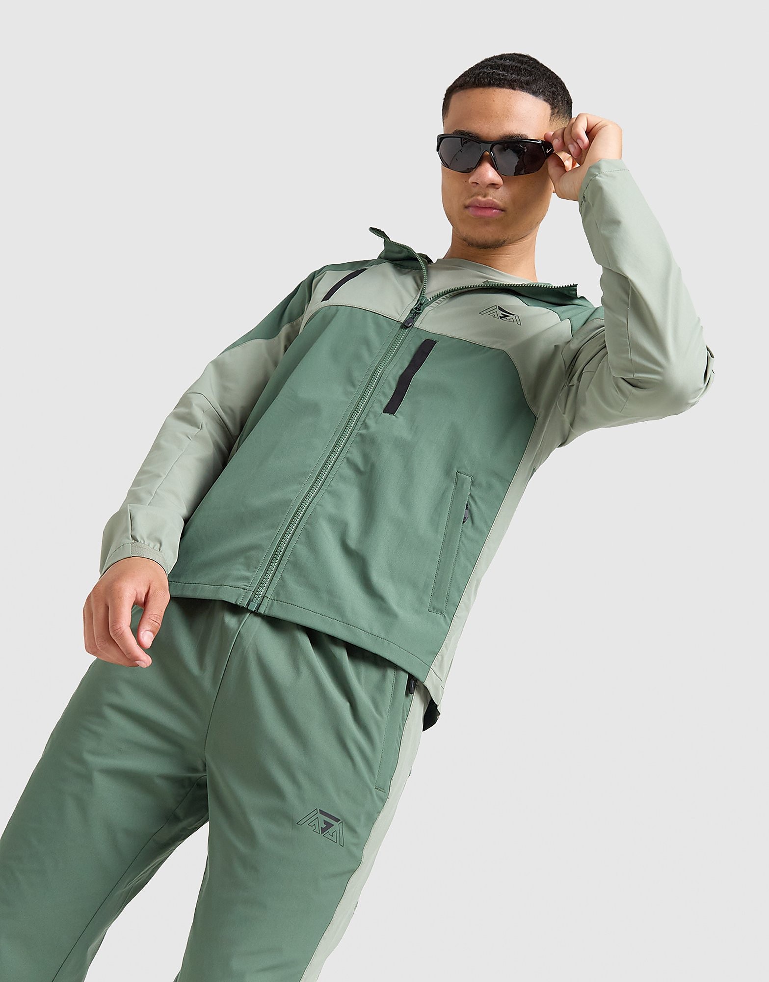 Mens Ridge Track Pants - Verde, verde verde Uomo taglia S