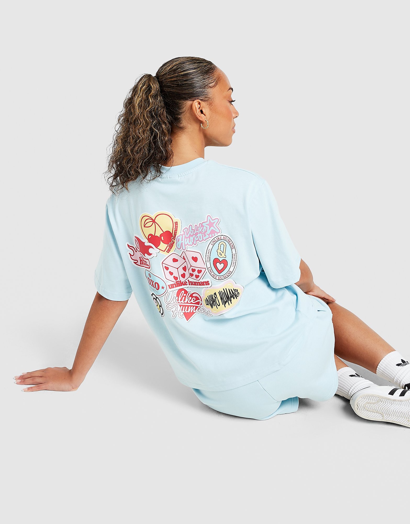 Unlike Humans Patch Boxy T Shirt