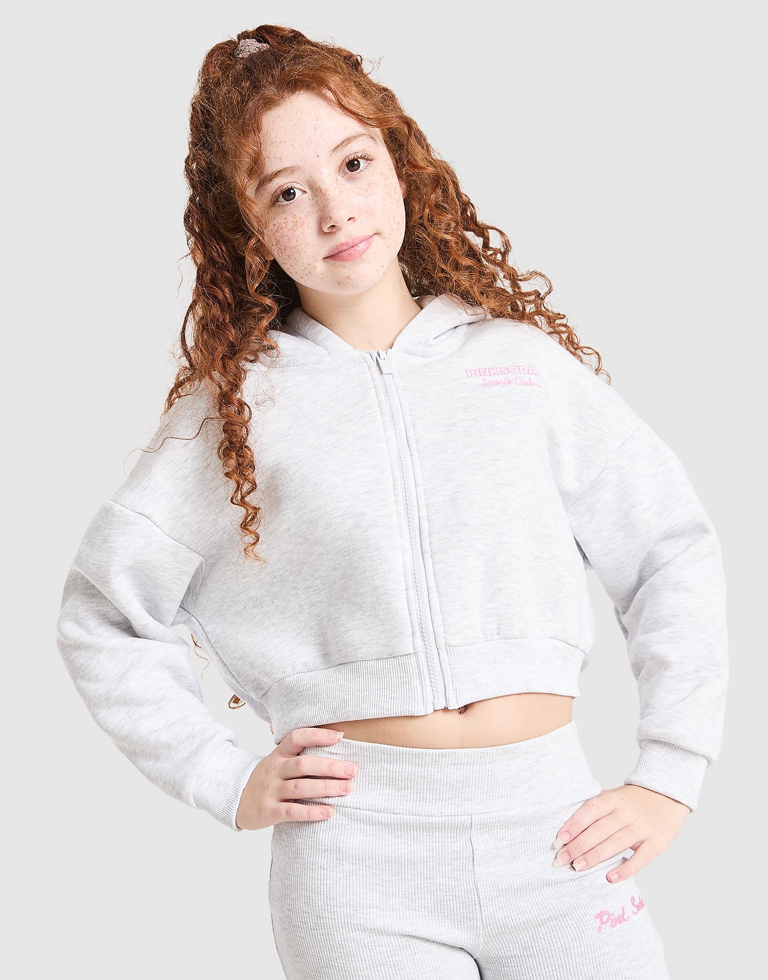 Soda Sport Girls' Holiday Cropped Hoodie Junior