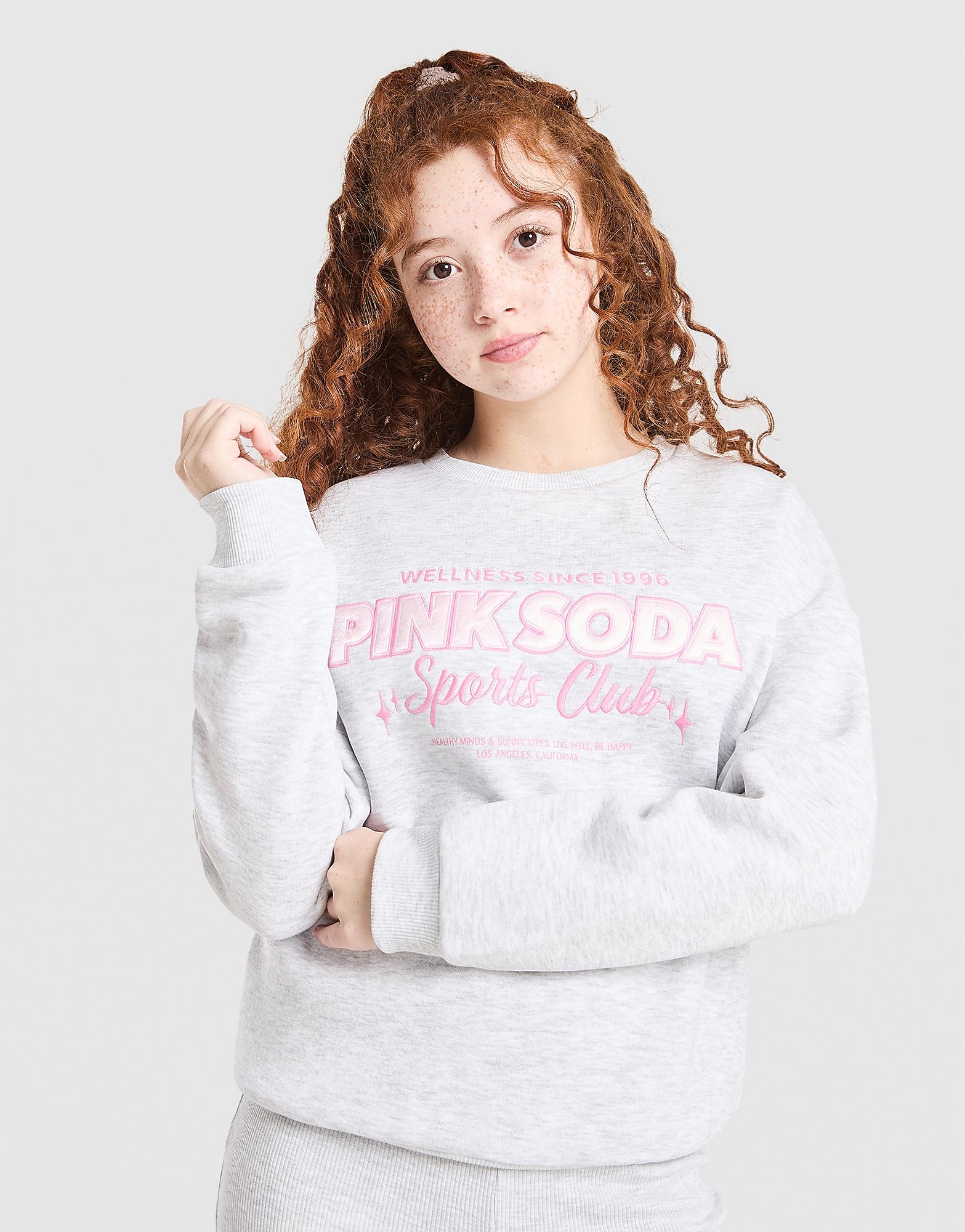 Soda Sport Girls' Holiday Crew Sweatshirt Junior