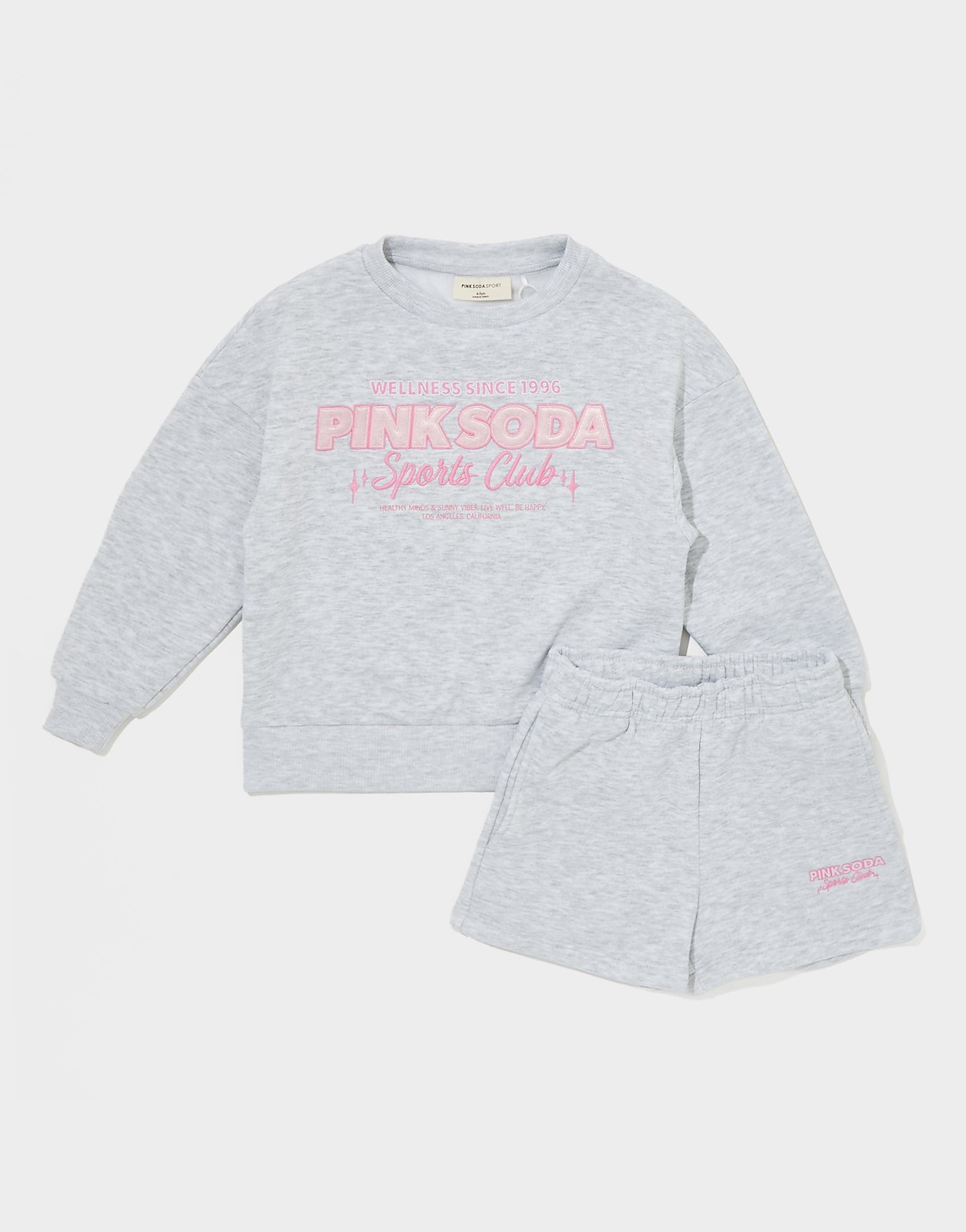 Soda Sport Girls' Holiday Crew Sweatshirt Set Children