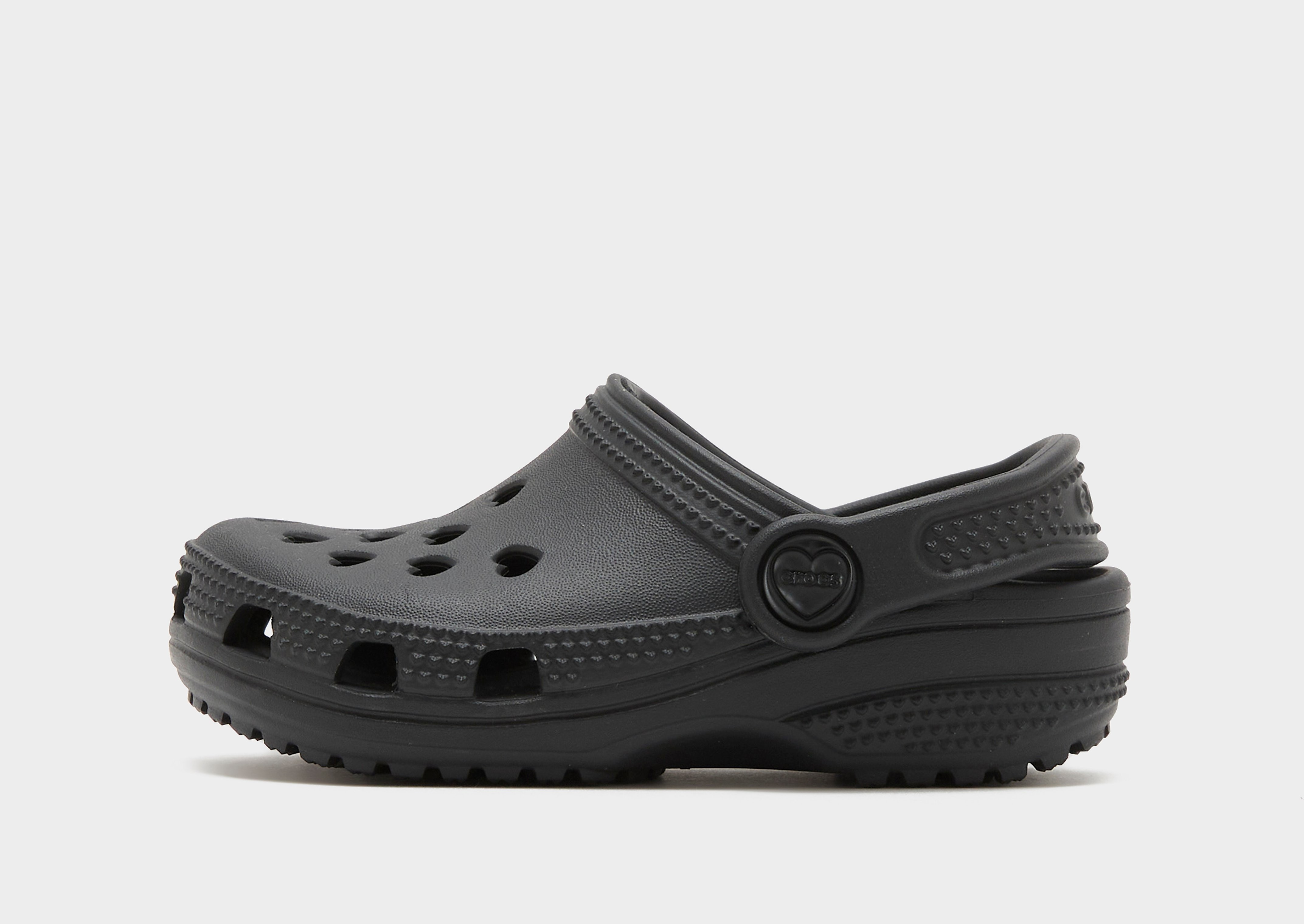 Crocs Classic Clog Heart Bébé - Noir, Noir