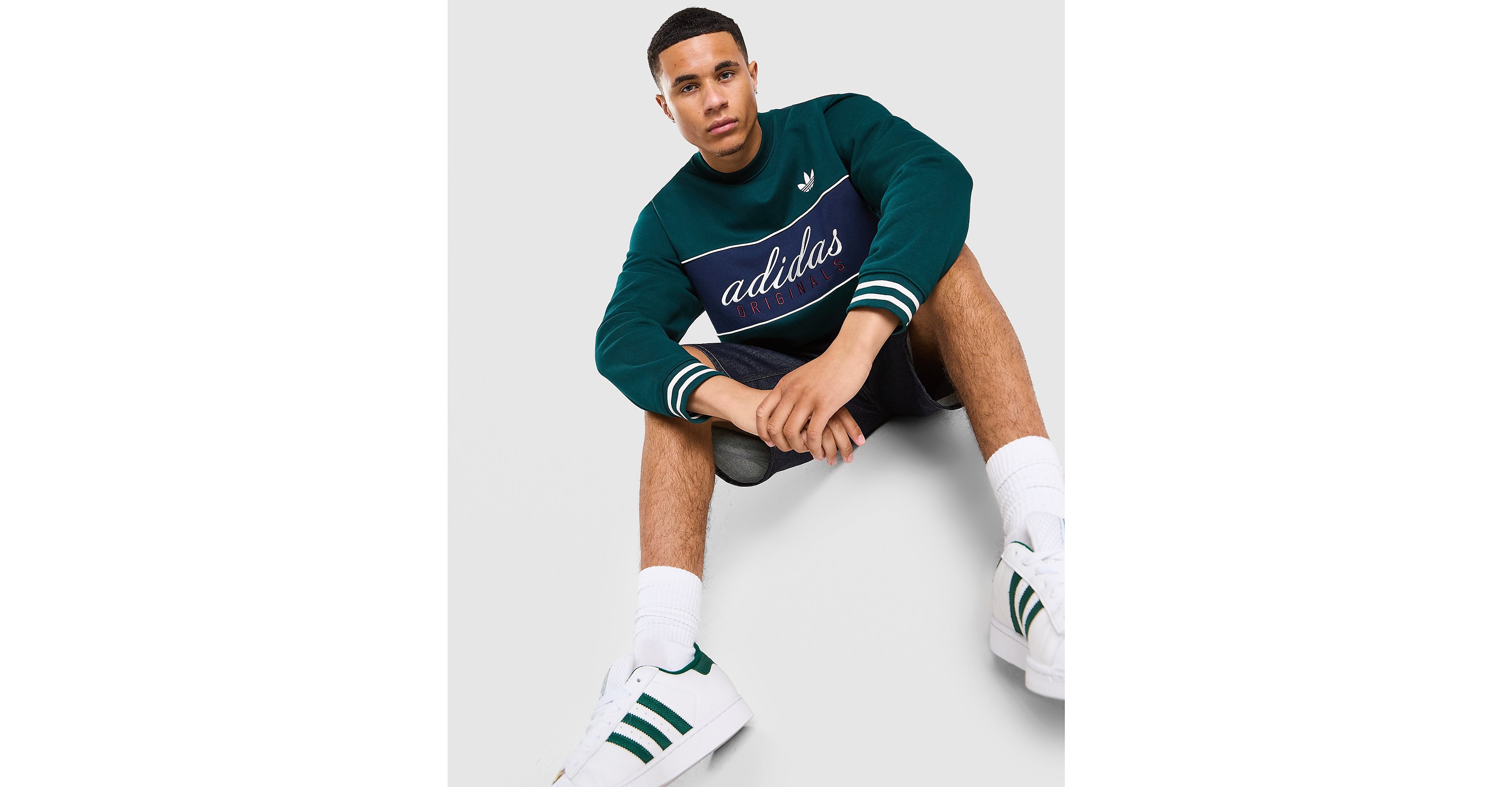 Colour Block Crew Sweatshirt