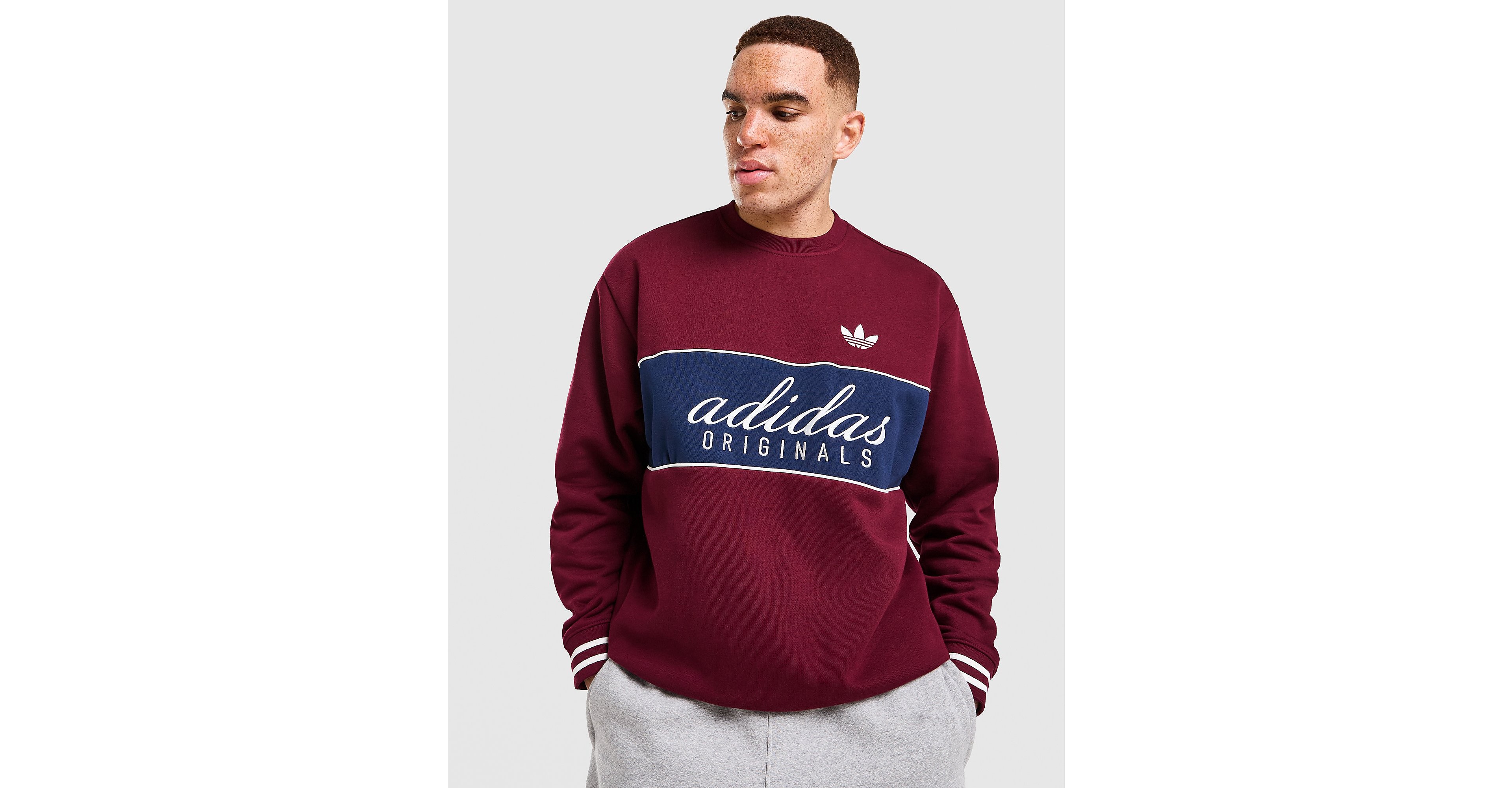 Colour Block Crew Sweatshirt