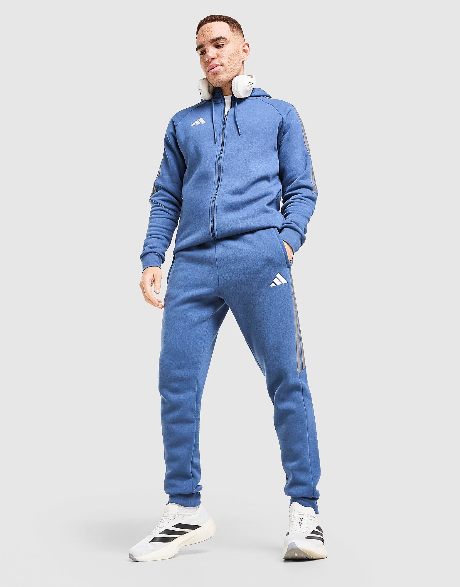 adidas Tiro 3-Stripes Joggers - Blauw- Heren, Blauw